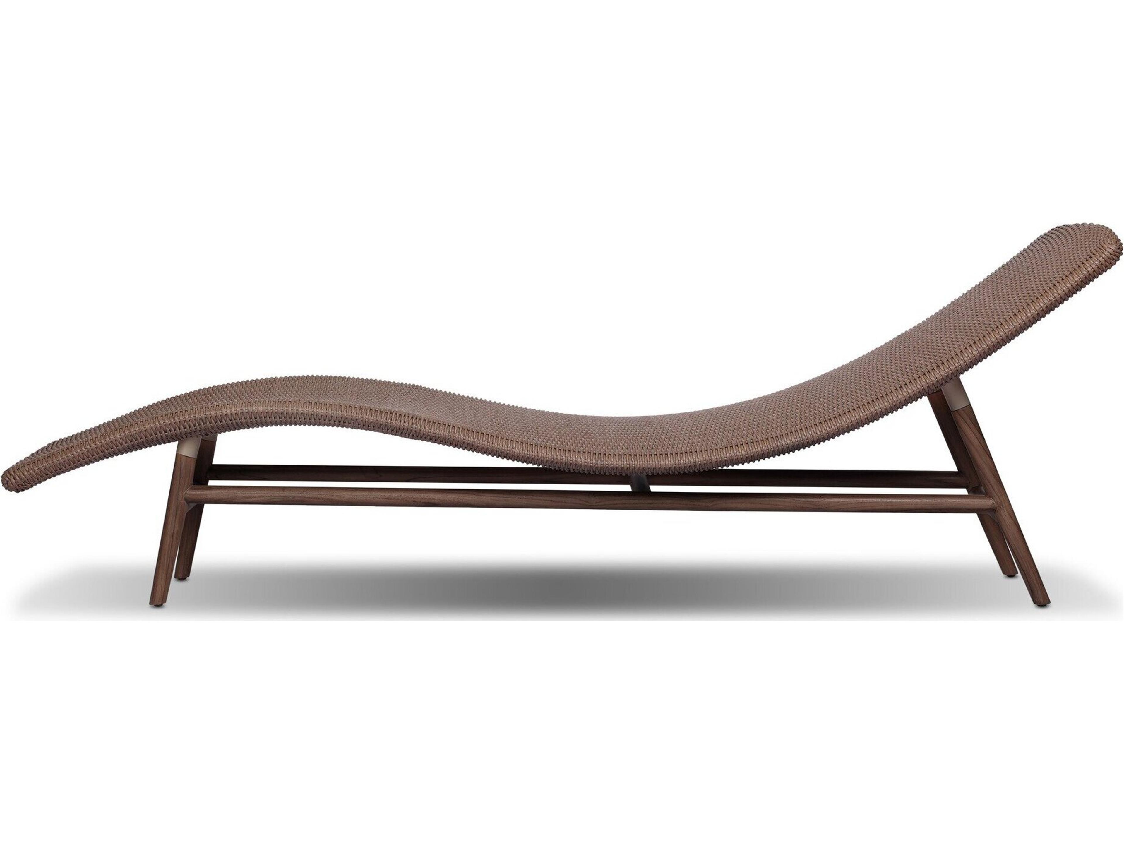 Four Hands Outdoor Grass Roots Portia Tanned Weave Chaise Lounge