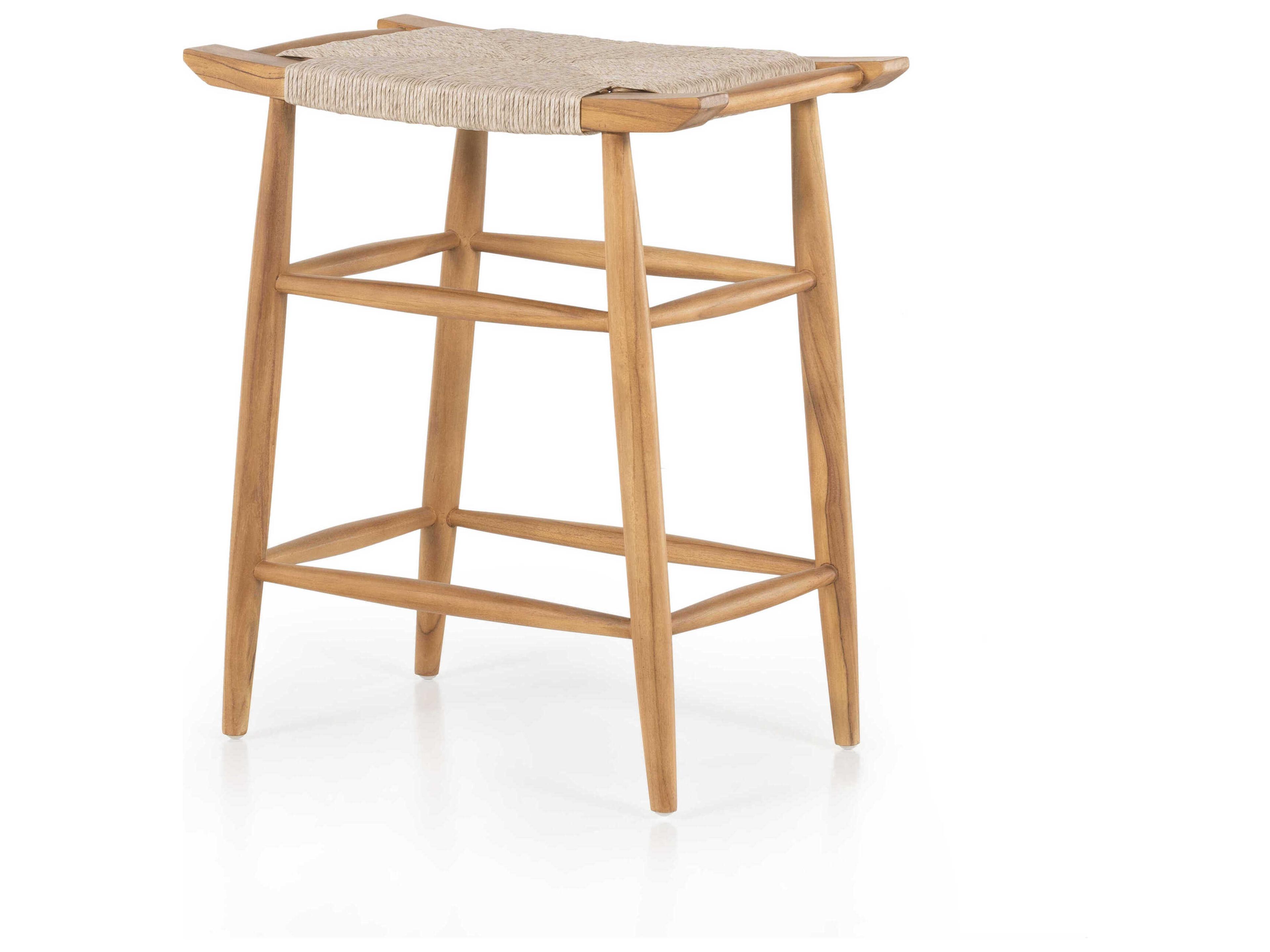 Globetrotter Outdoor Natural Teak / Vintage Polypropylene Counter Stool