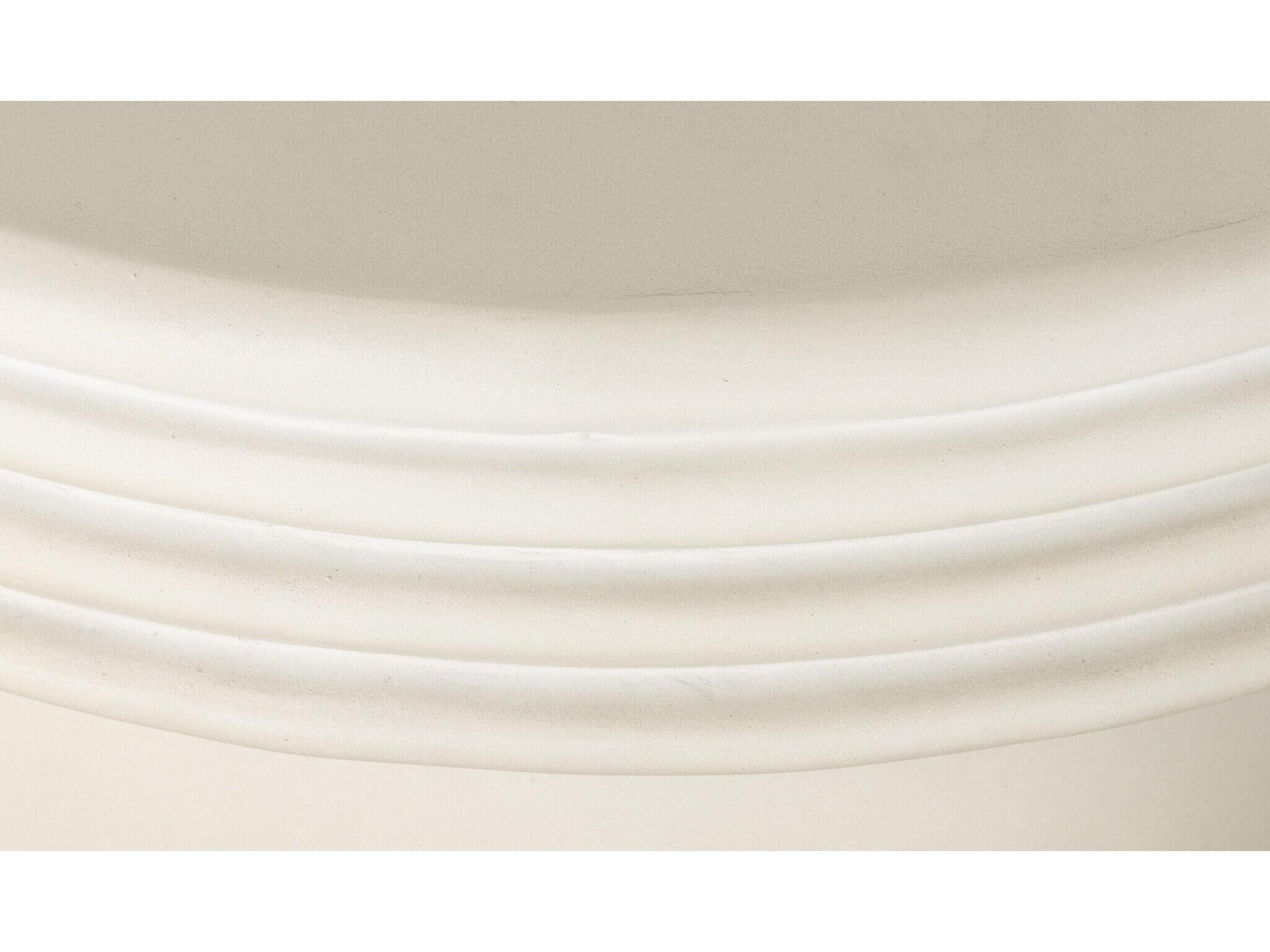 Four Hands Outdoor Thayer White Concrete Round End Table