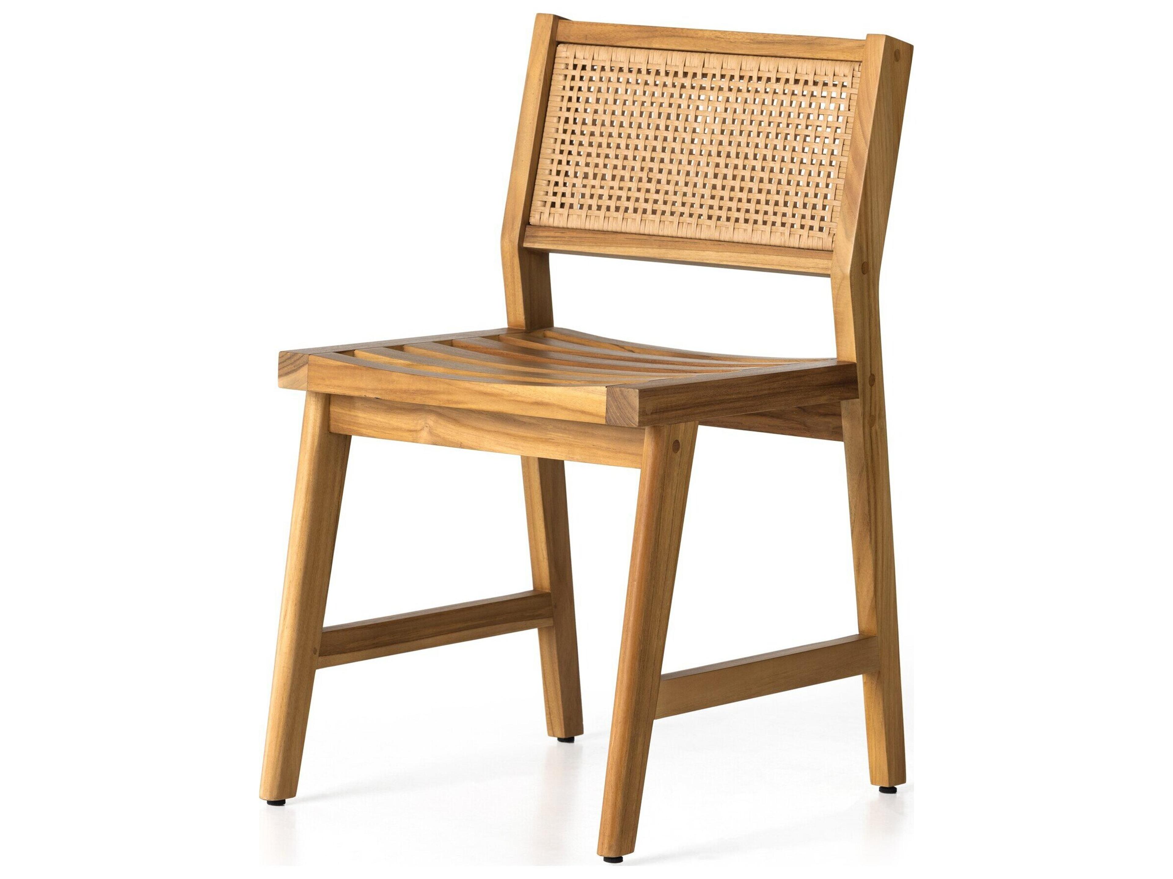 Globetrotter Outdoor Natural Teak / Faux Rattan Dining Chair