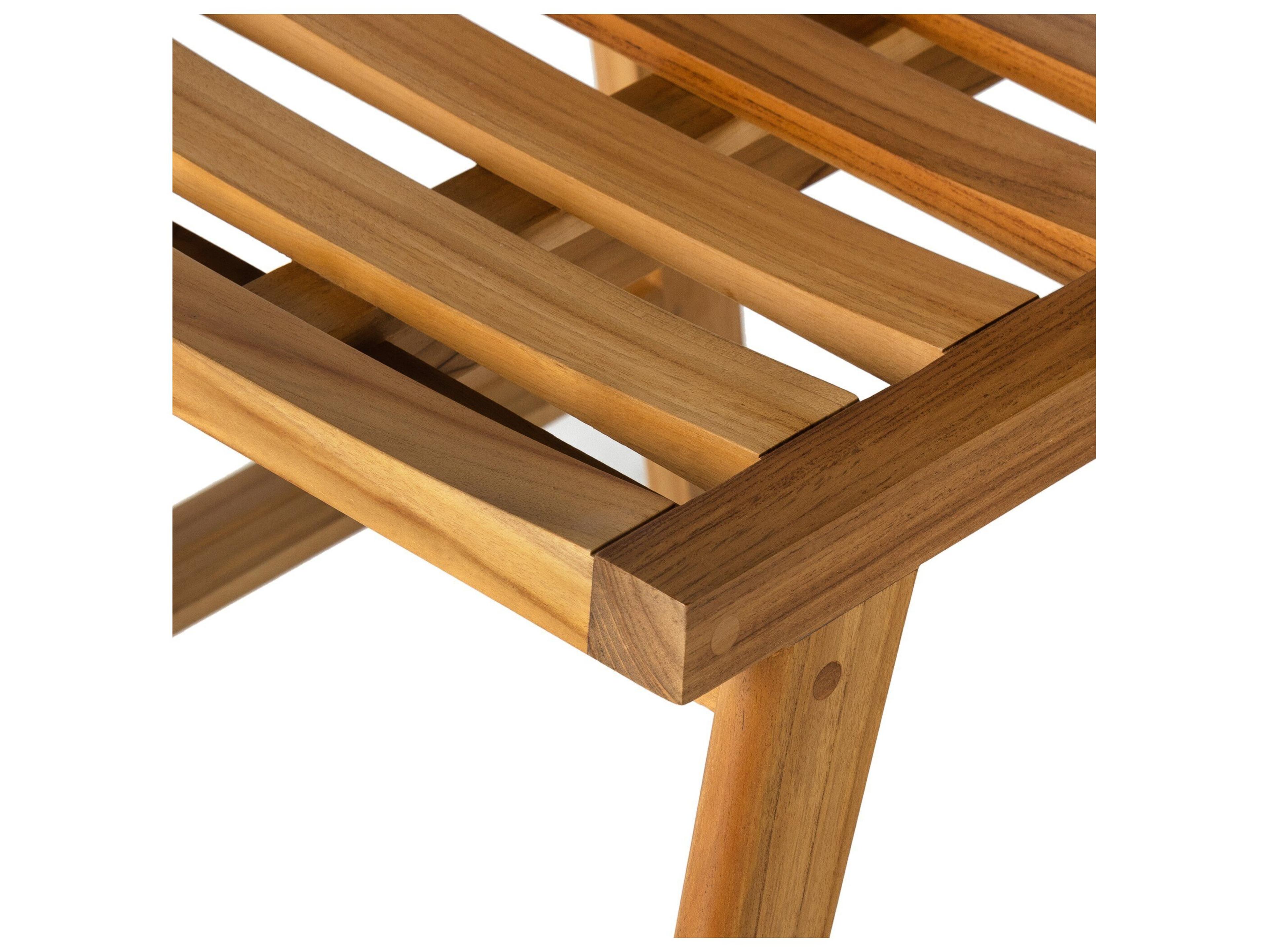 Luxecor Globetrotter Outdoor Natural Teak / Faux Rattan Dining Chair