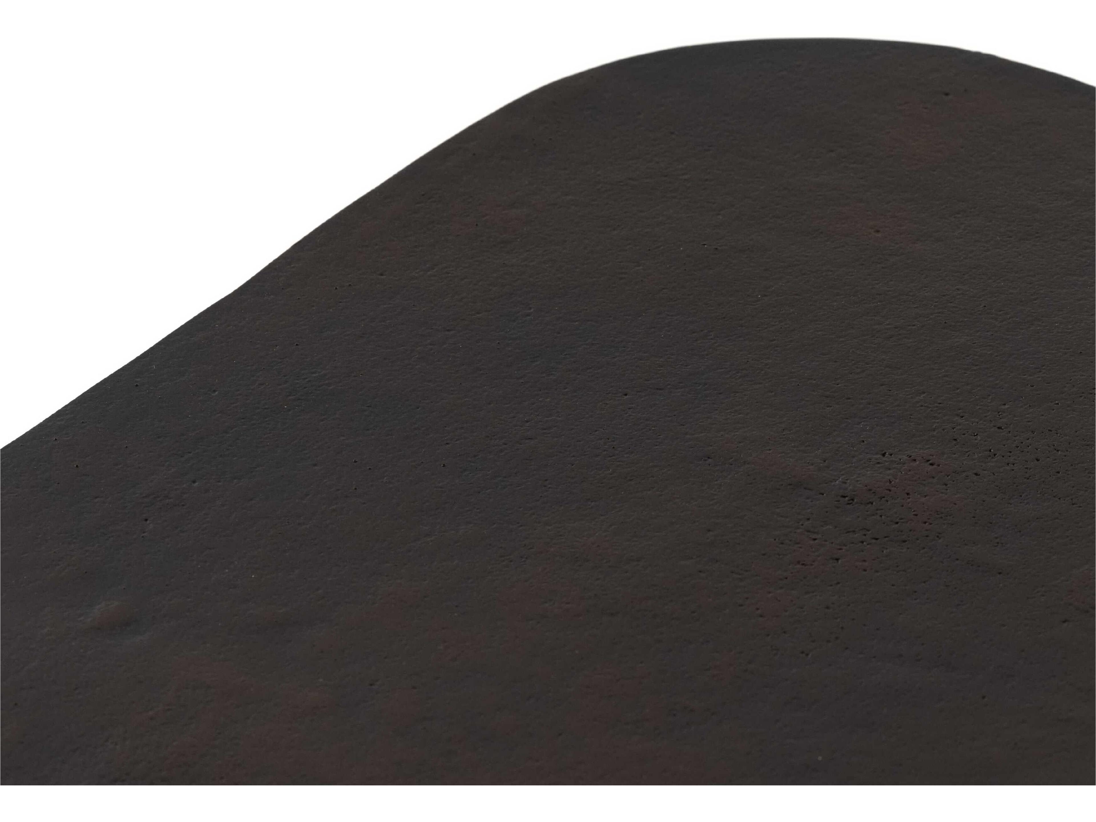 Luxecor Globetrotter Outdoor Antique Rust Aluminum Square End Table