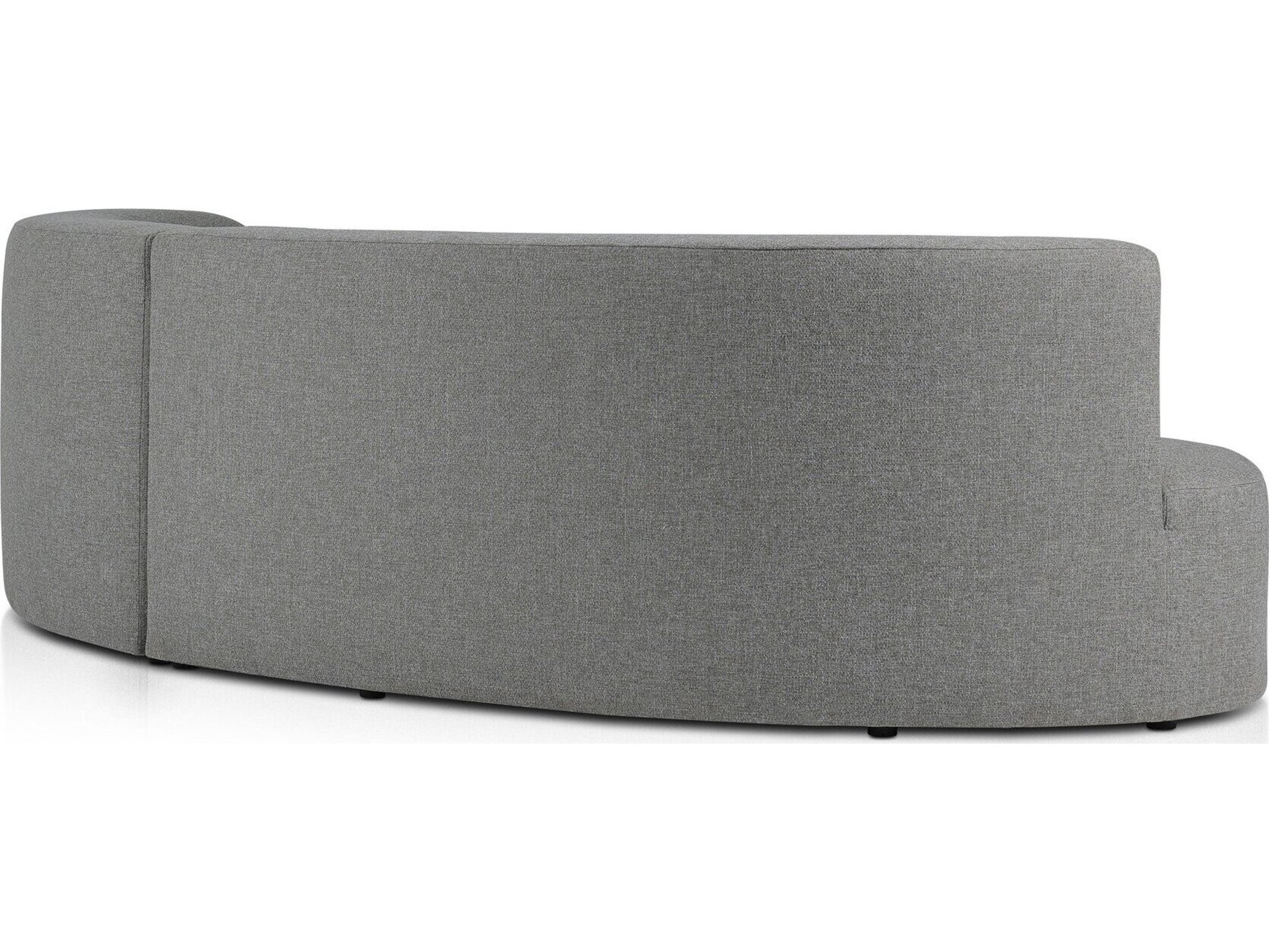 Four Hands Outdoor Solano Hayes Smoke Fabric Cushion Sofa