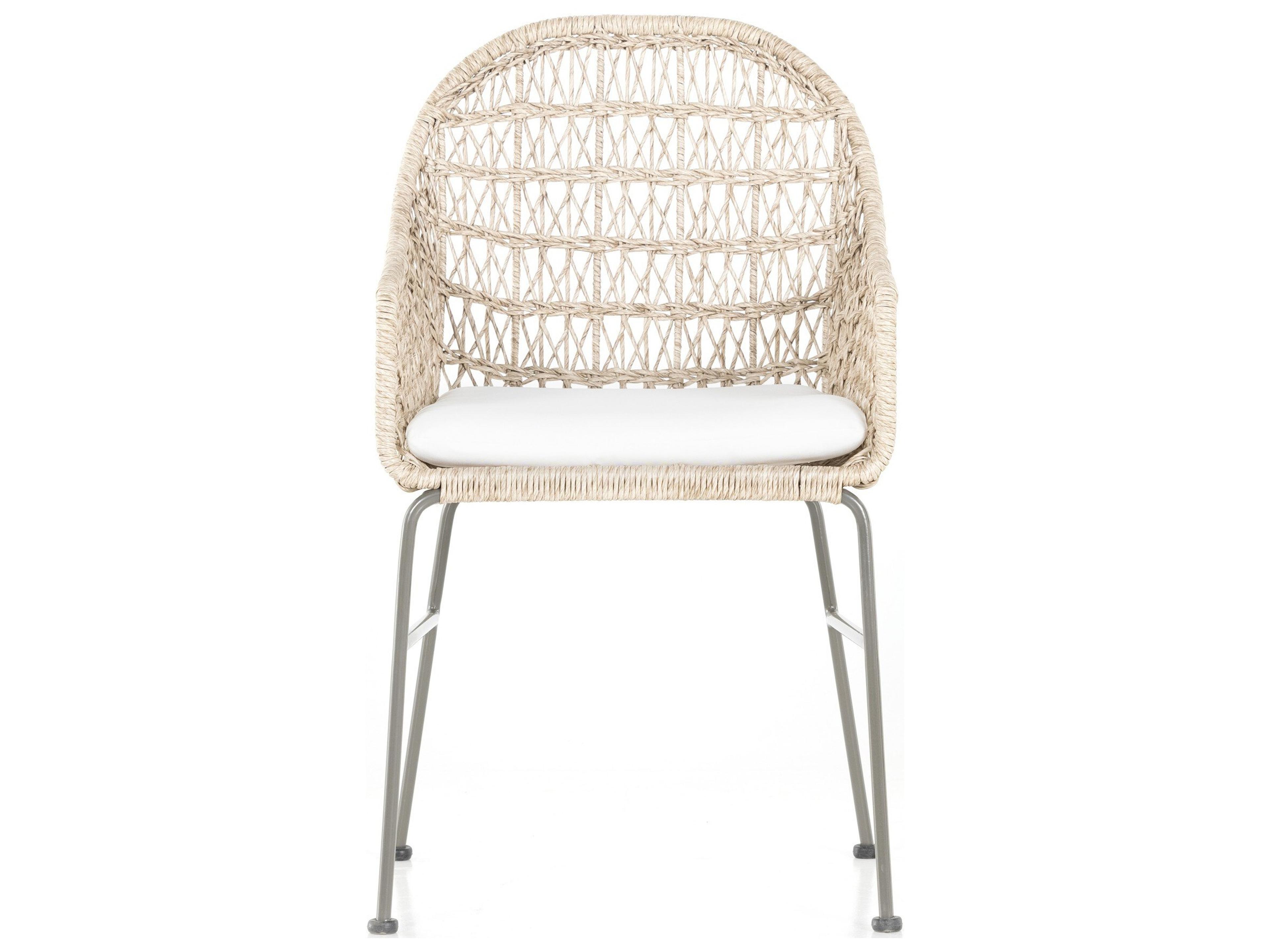 Bandera Woven Dining Chair Natural White