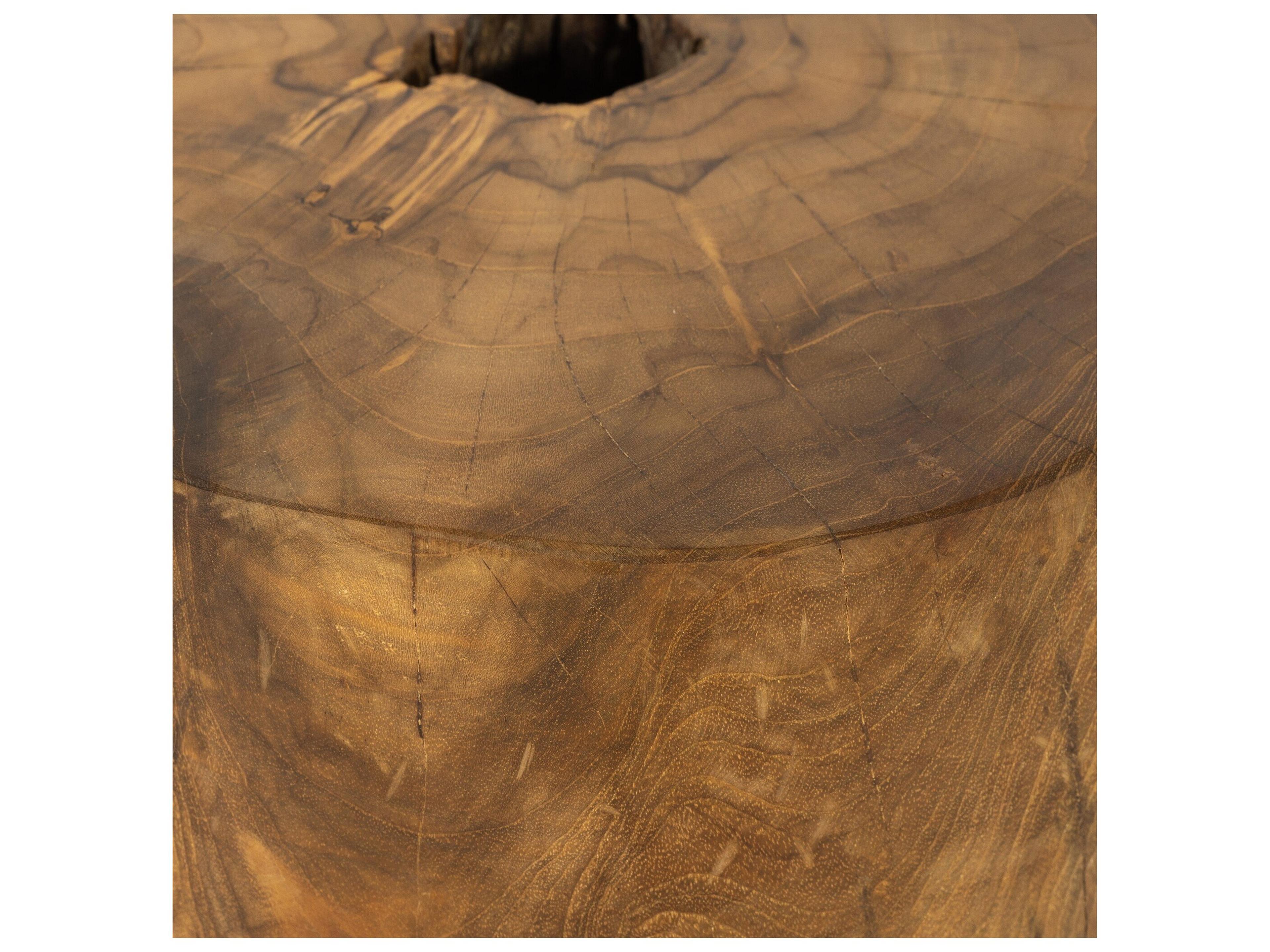 Luxecor Globetrotter Outdoor Kyra Teak 11.75" Round End Table