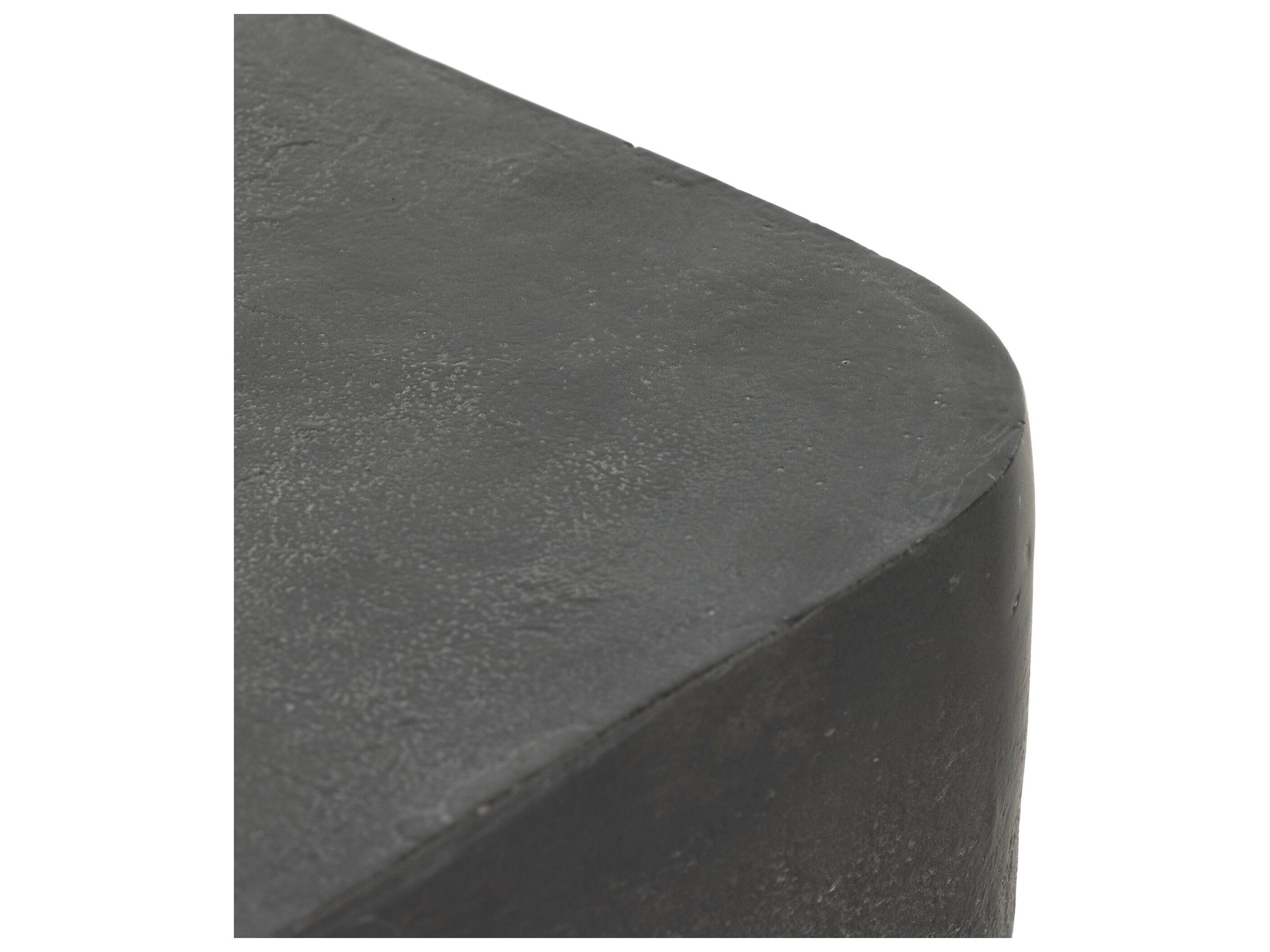 Luxecor Globetrotter Outdoor Aged Grey Aluminum Square End Table