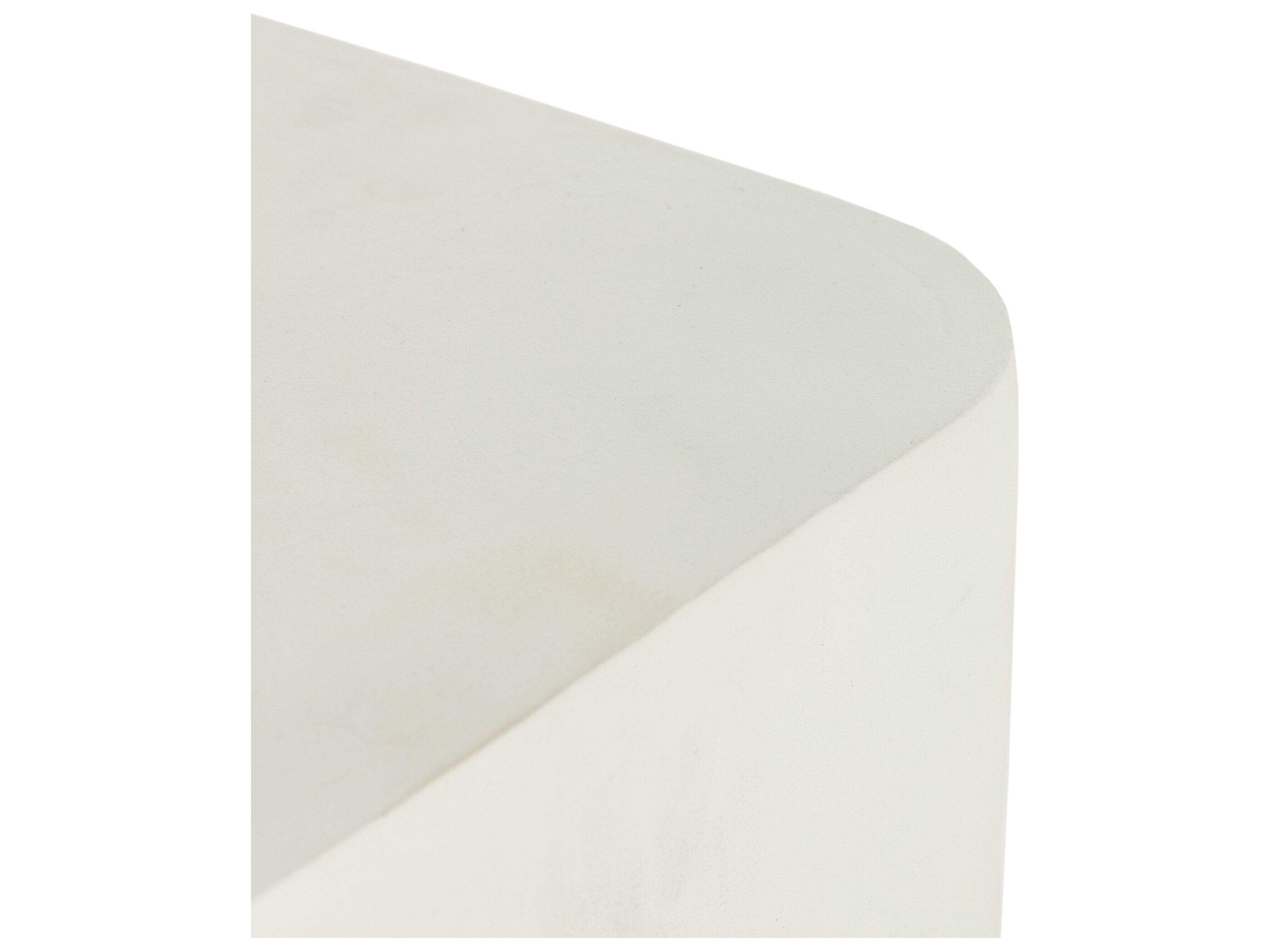 Luxecor Globetrotter Outdoor Matte White Cast Aluminum Square End Table