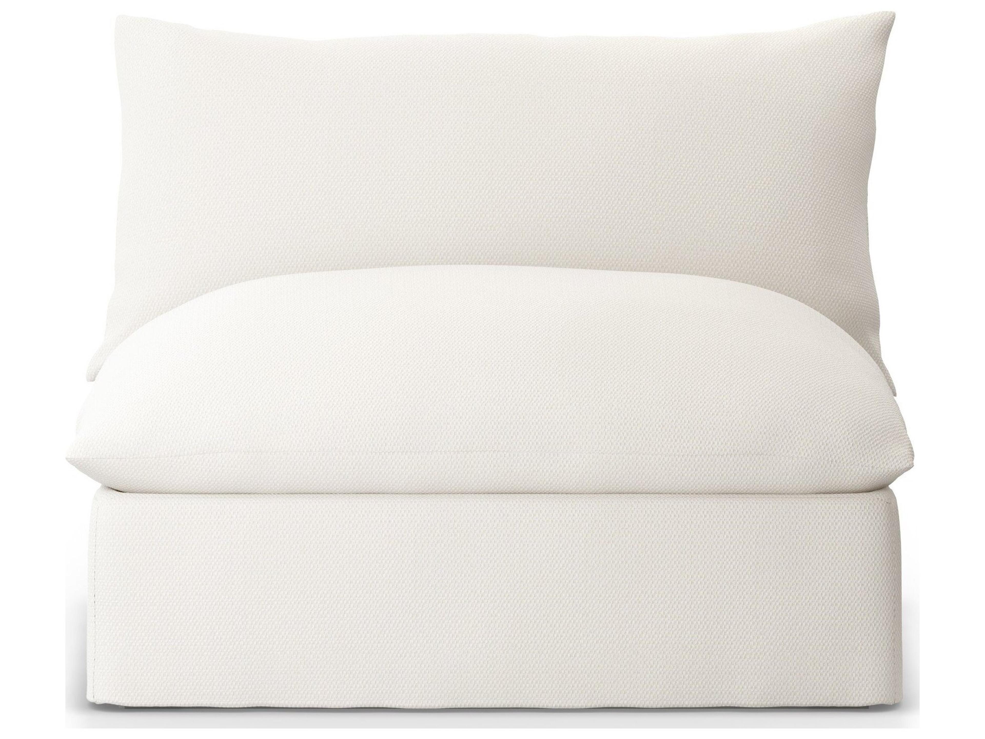 Four Hands Outdoor Solano Grant Fabric Cushion Swivel Lounge Chair in Faye Cream