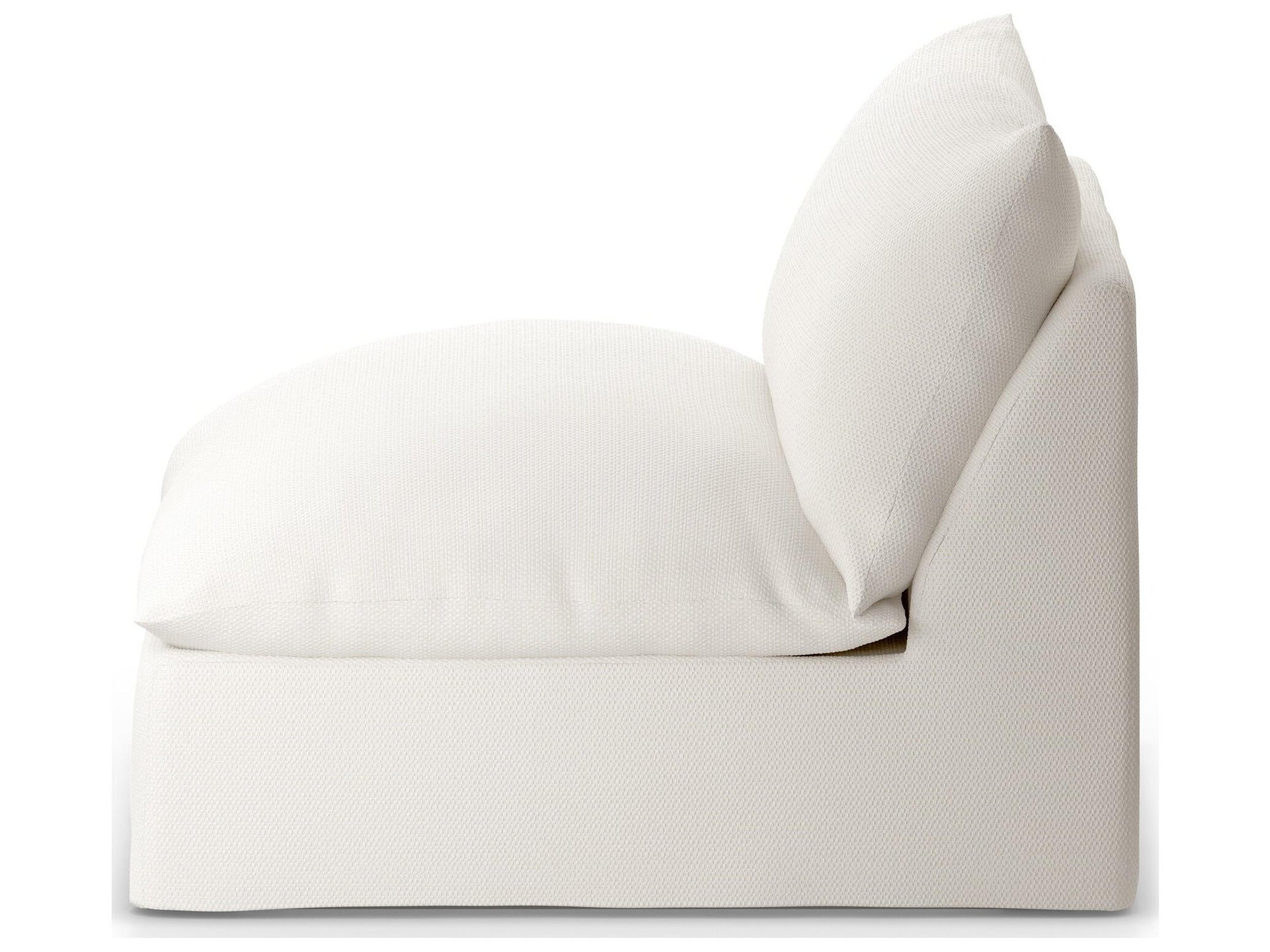 Four Hands Outdoor Solano Grant Fabric Cushion Swivel Lounge Chair in Faye Cream