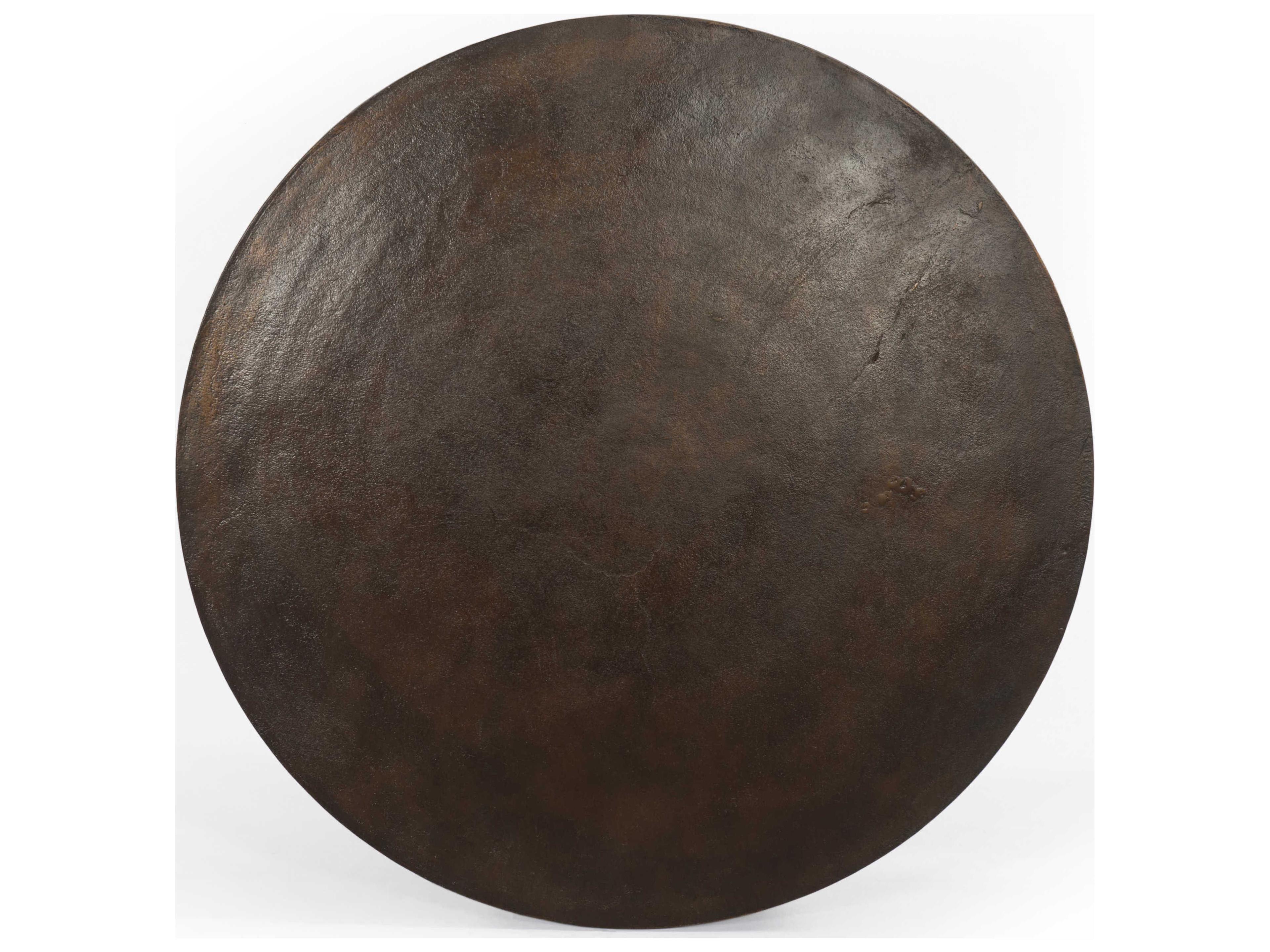 Luxecor Globetrotter Outdoor Antique Rust Round Coffee Table