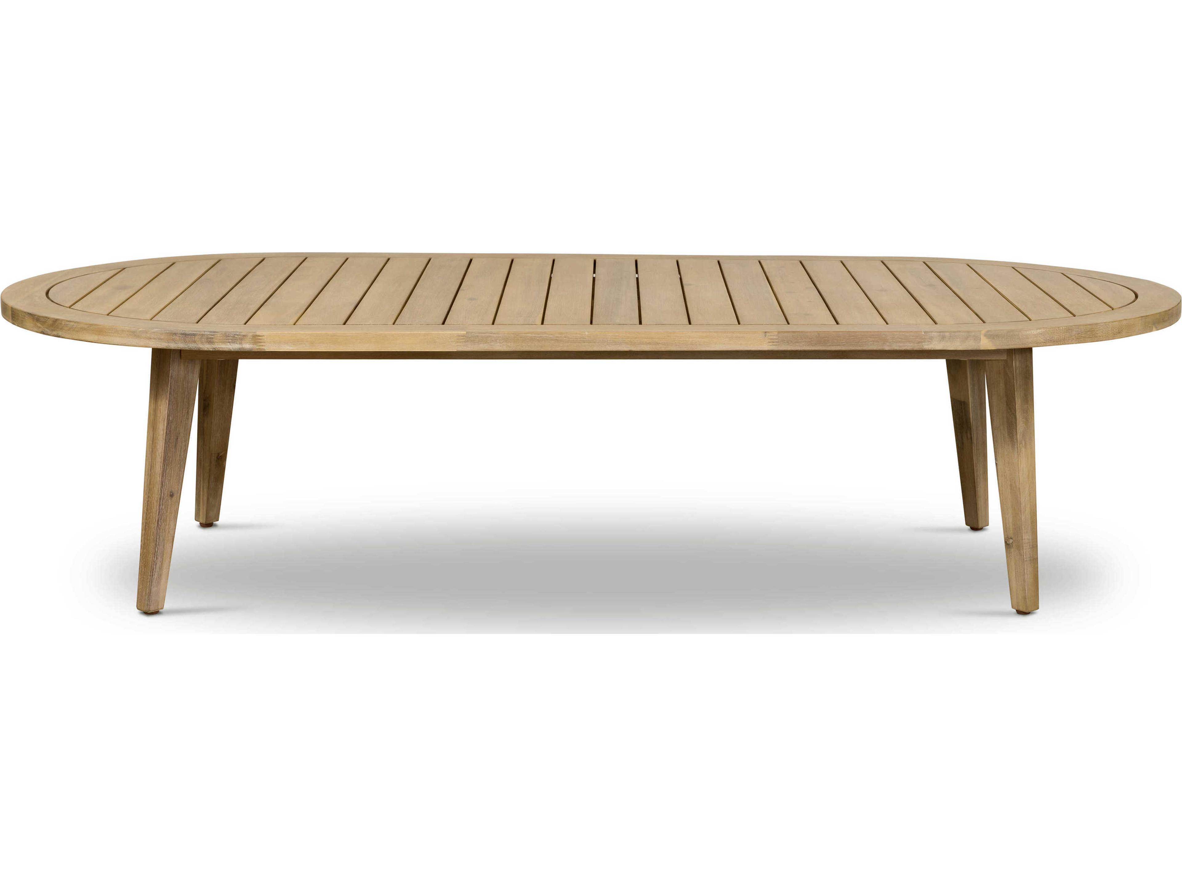 Luxecor Globetrotter Outdoor Natural Acacia Oval Coffee Table