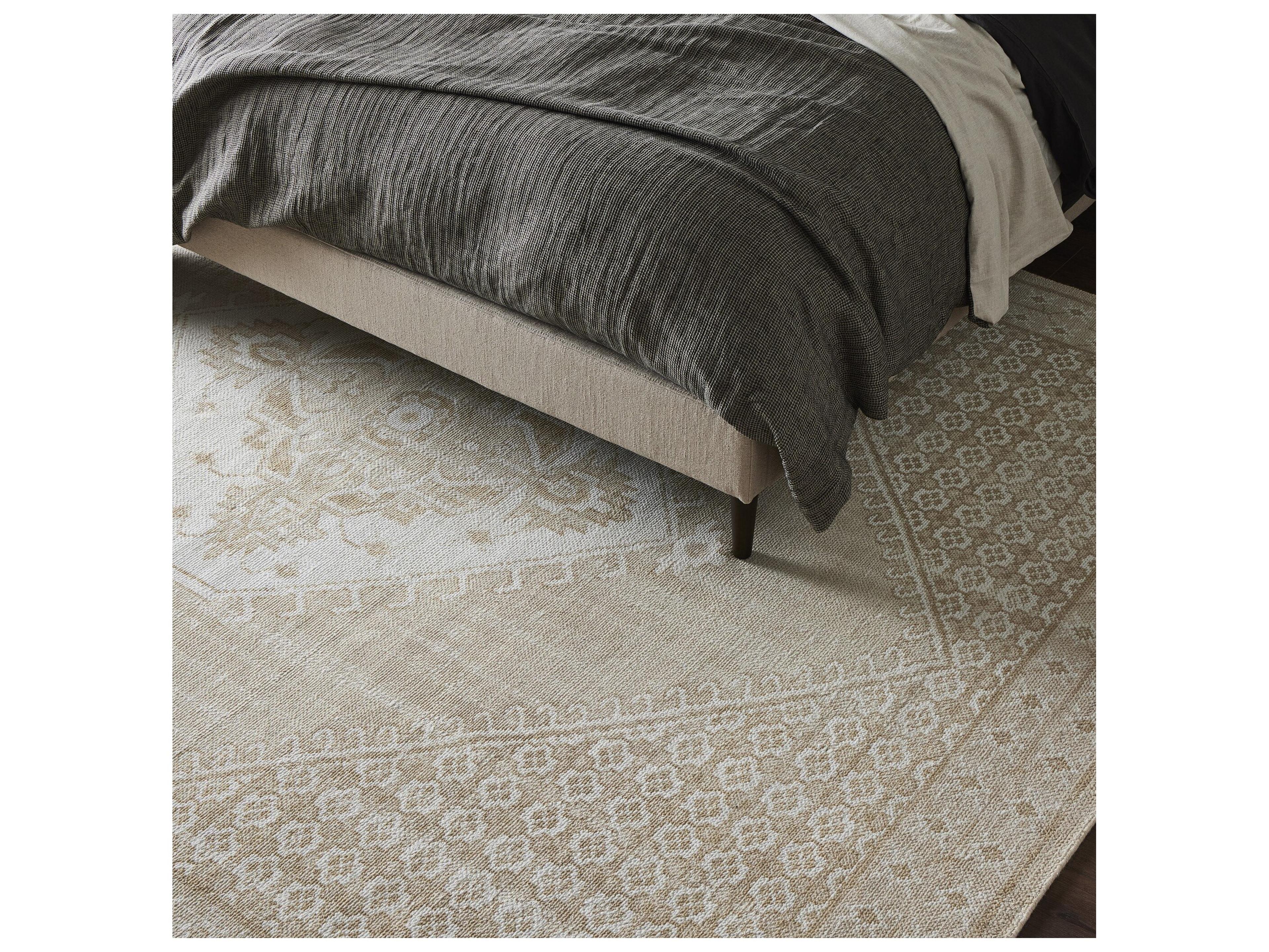 Four Hands Outdoor Arwen Banded Cream Rug