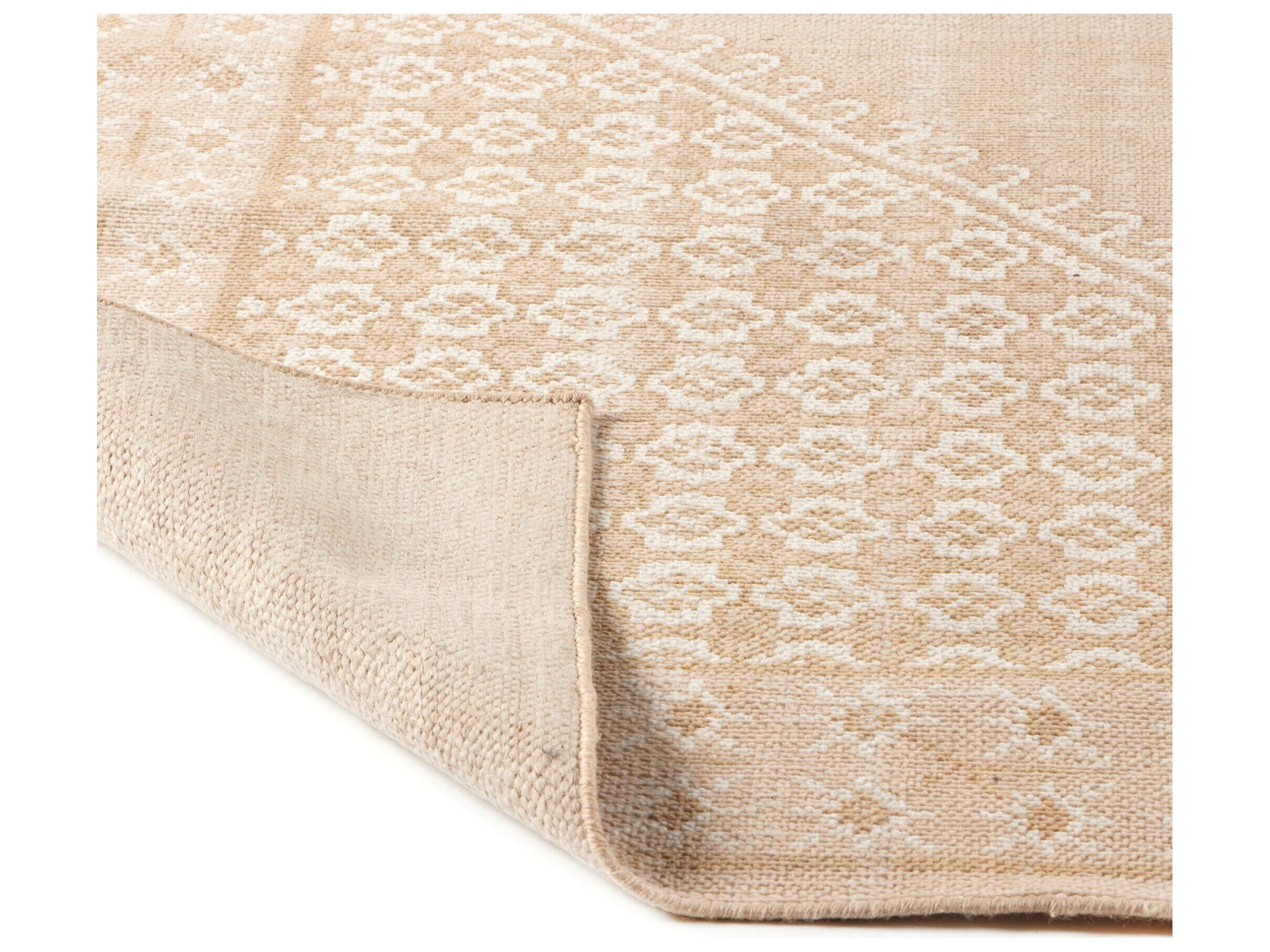 Four Hands Outdoor Arwen Banded Cream Rug