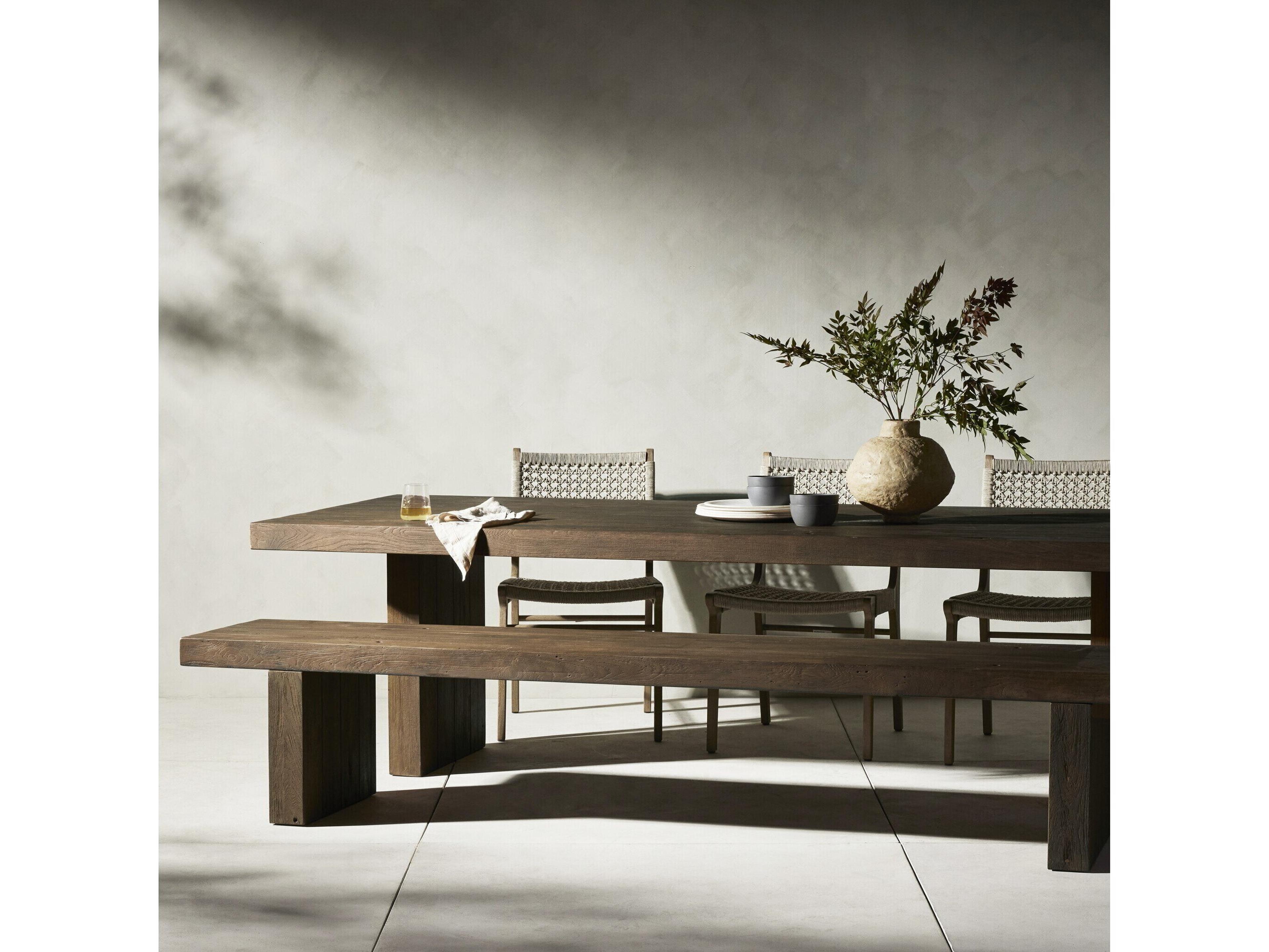 Luxecor Globetrotter Outdoor Heritage Brown Rectangular Dining Table