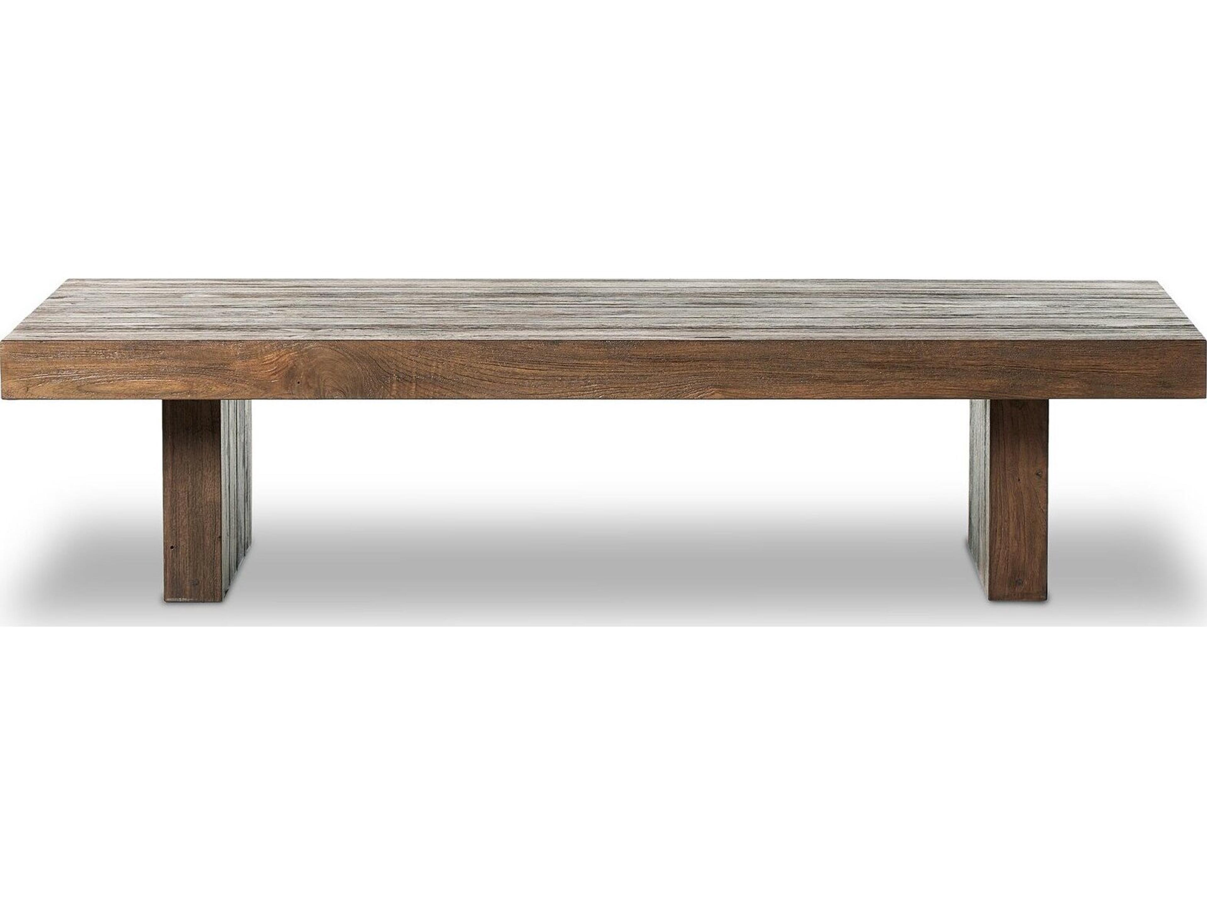Luxecor Globetrotter Outdoor Heritage Brown Rectangular Coffee Table