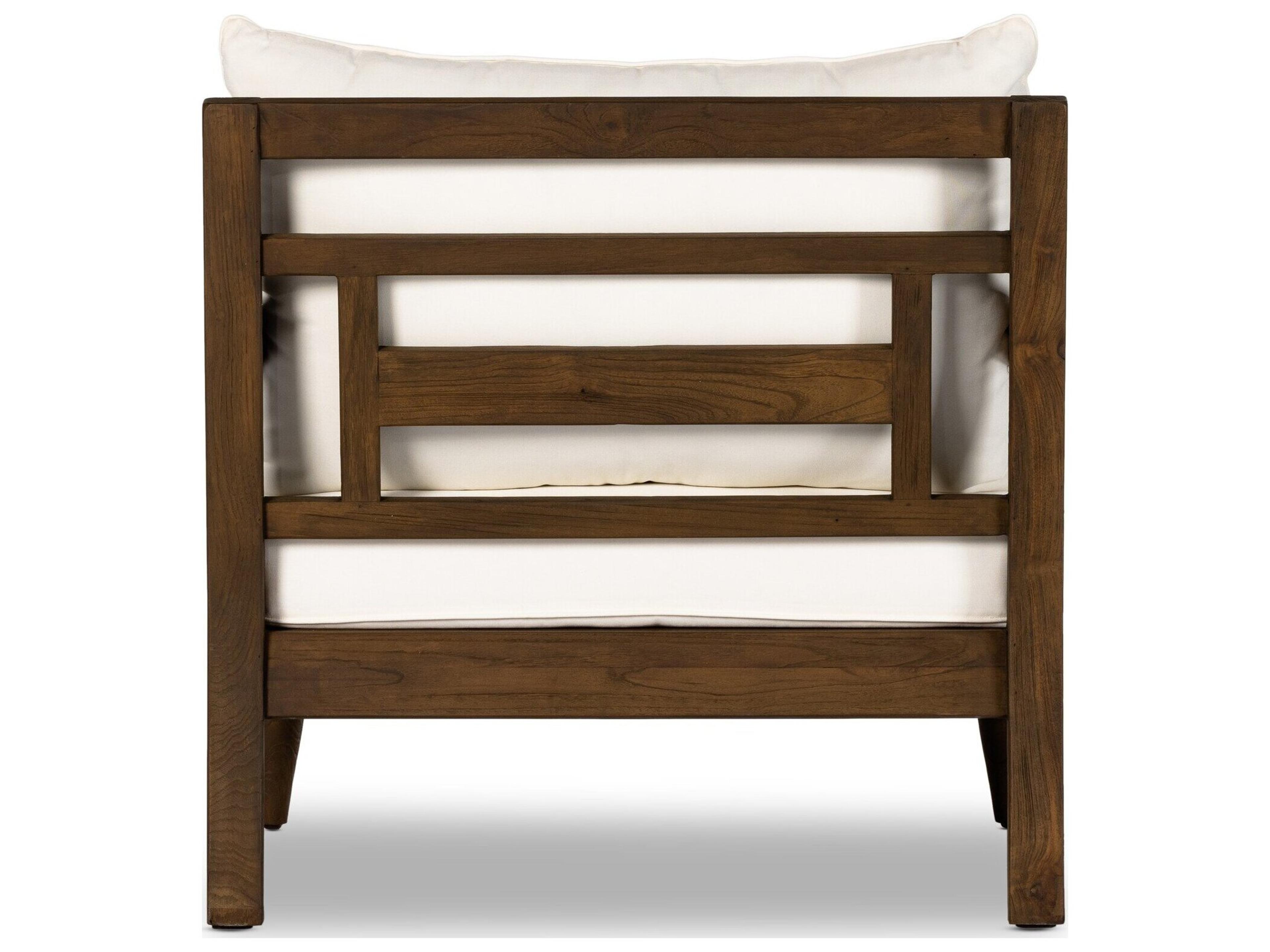 Four Hands Outdoor Providence Venao Ivory / Heritage Brown Lounge Chair