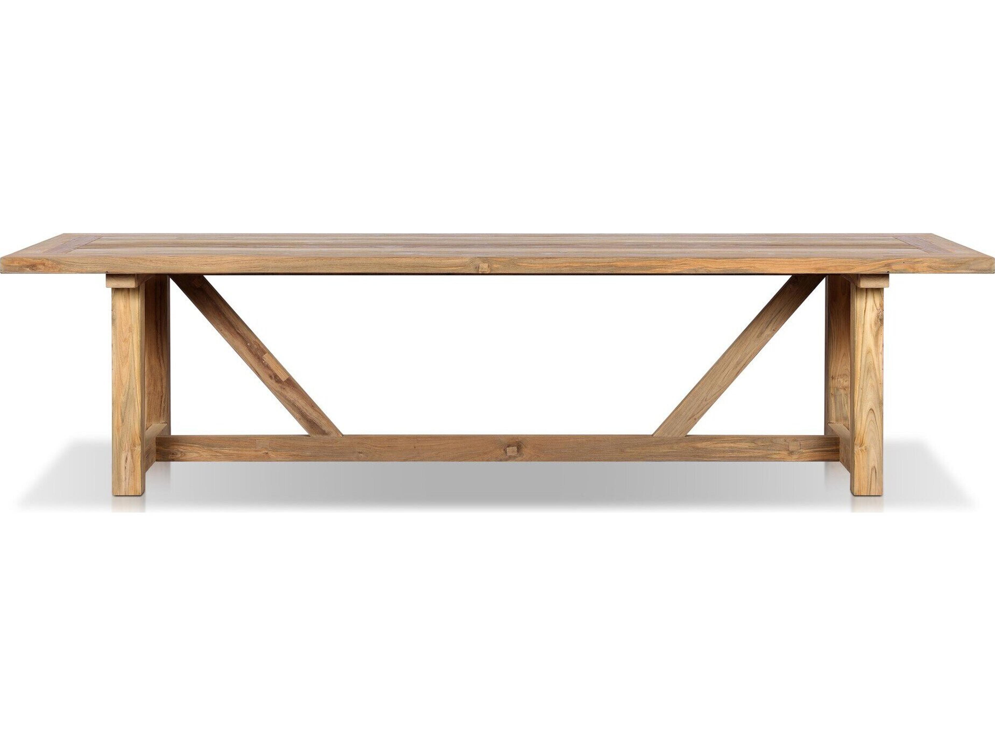 Luxecor Globetrotter Outdoor Teak Rectangular Dining Table