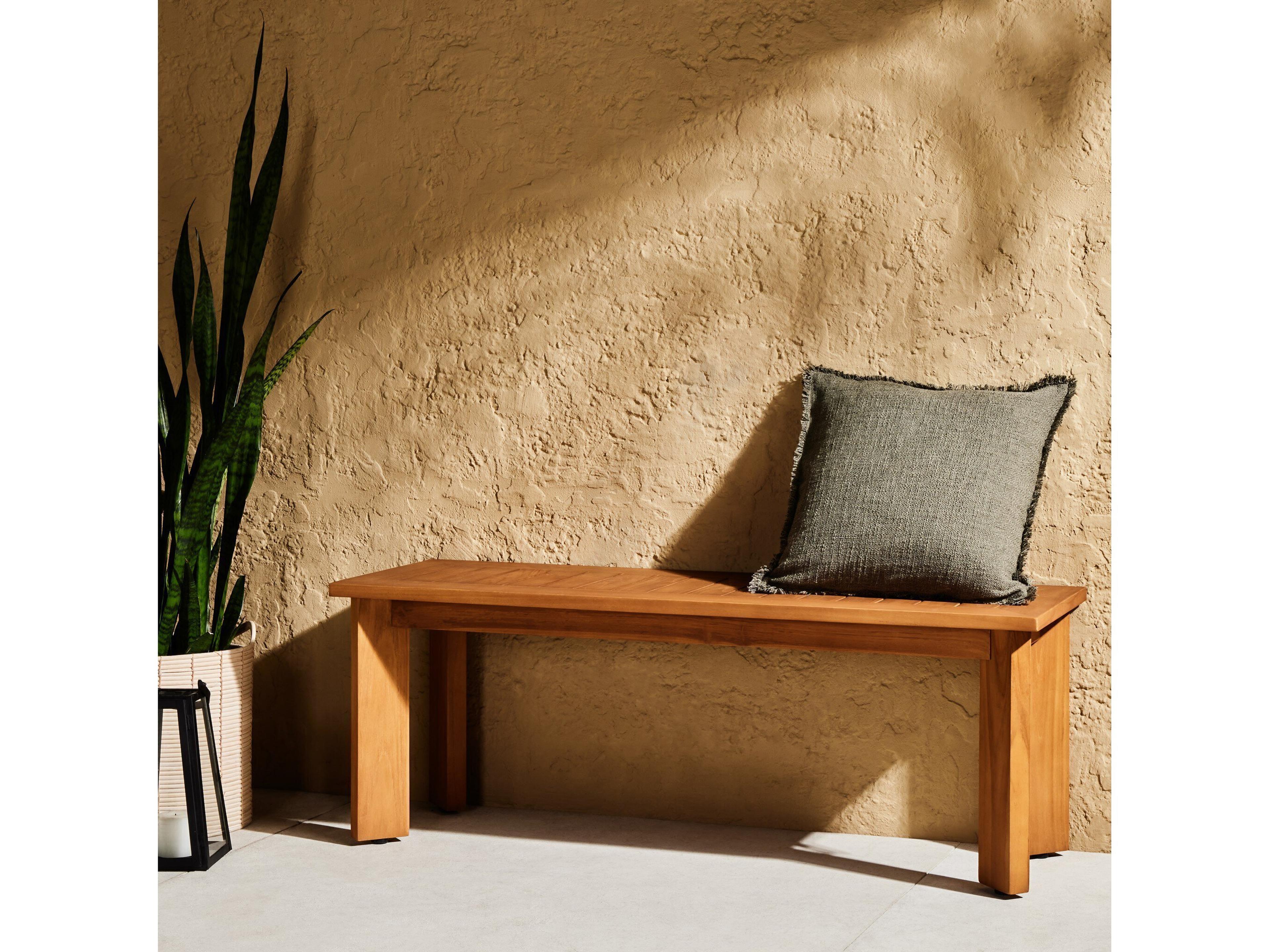 Four Hands Outdoor Willow Textured Olive Pillow