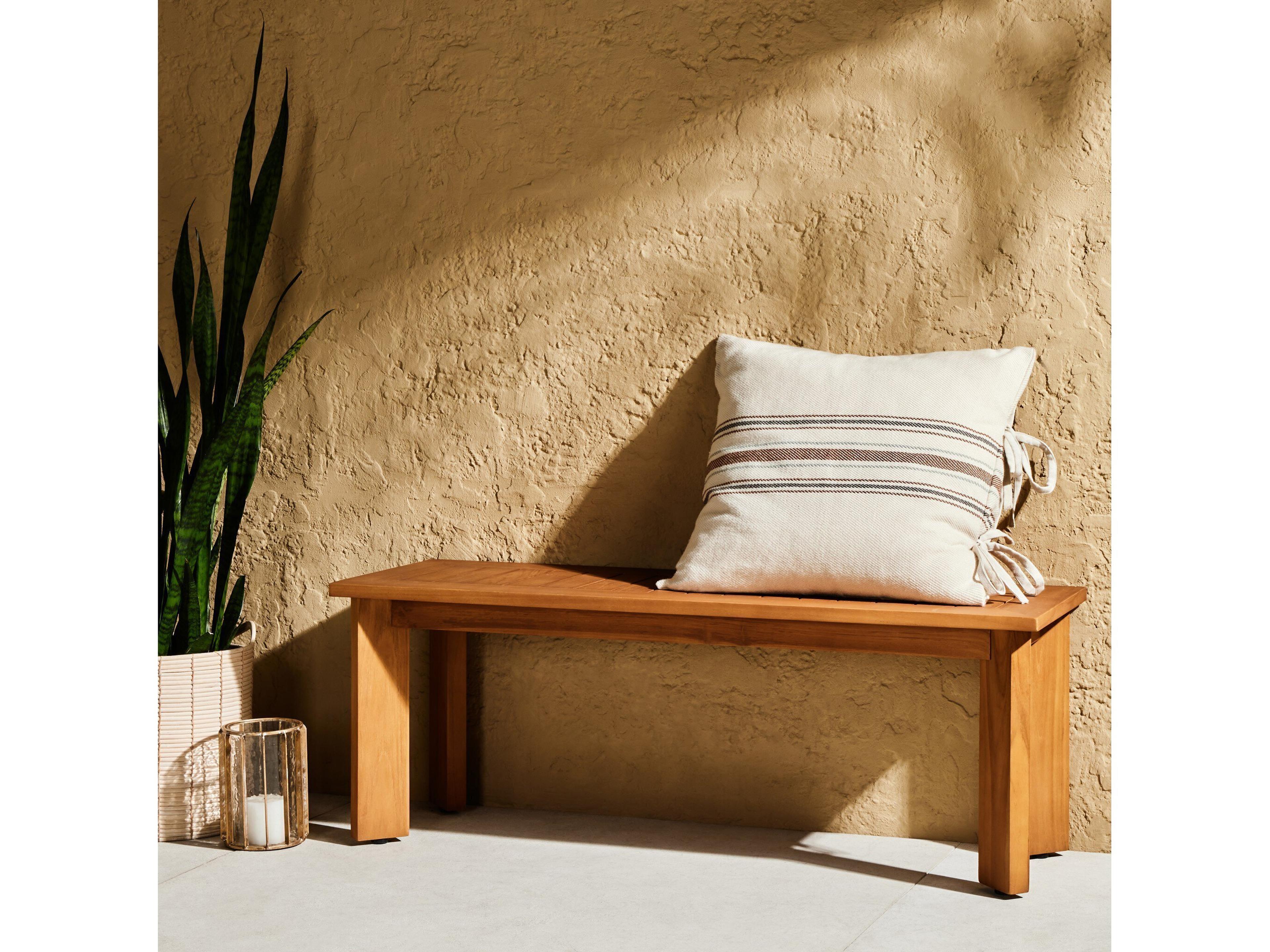 Four Hands Outdoor Willow Gold Stripe Pillow