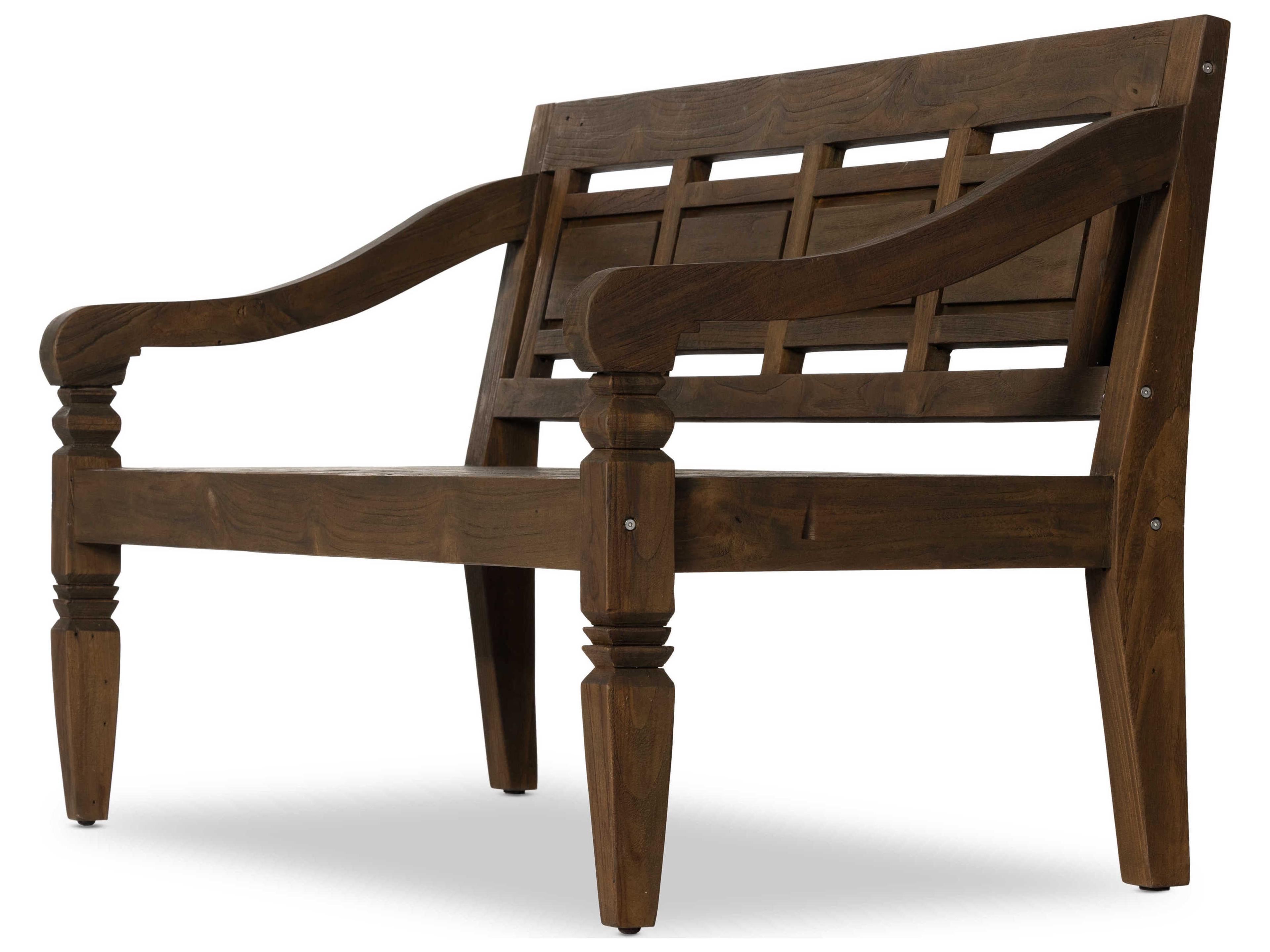 Luxecor Globetrotter Outdoor Heritage Brown Bench