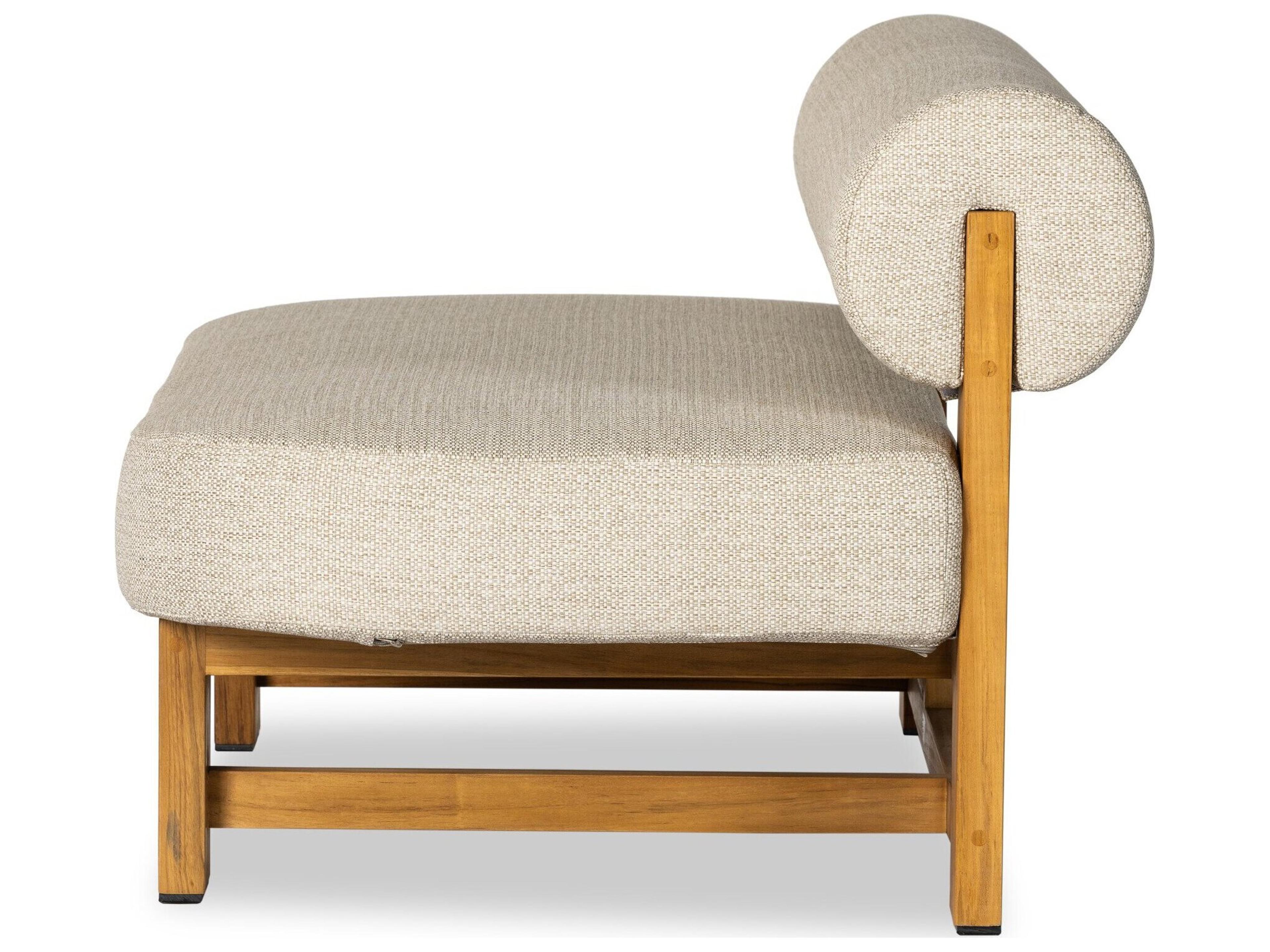 Luxecor Globetrotter Outdoor Faye Sand / Natural Teak Loveseat