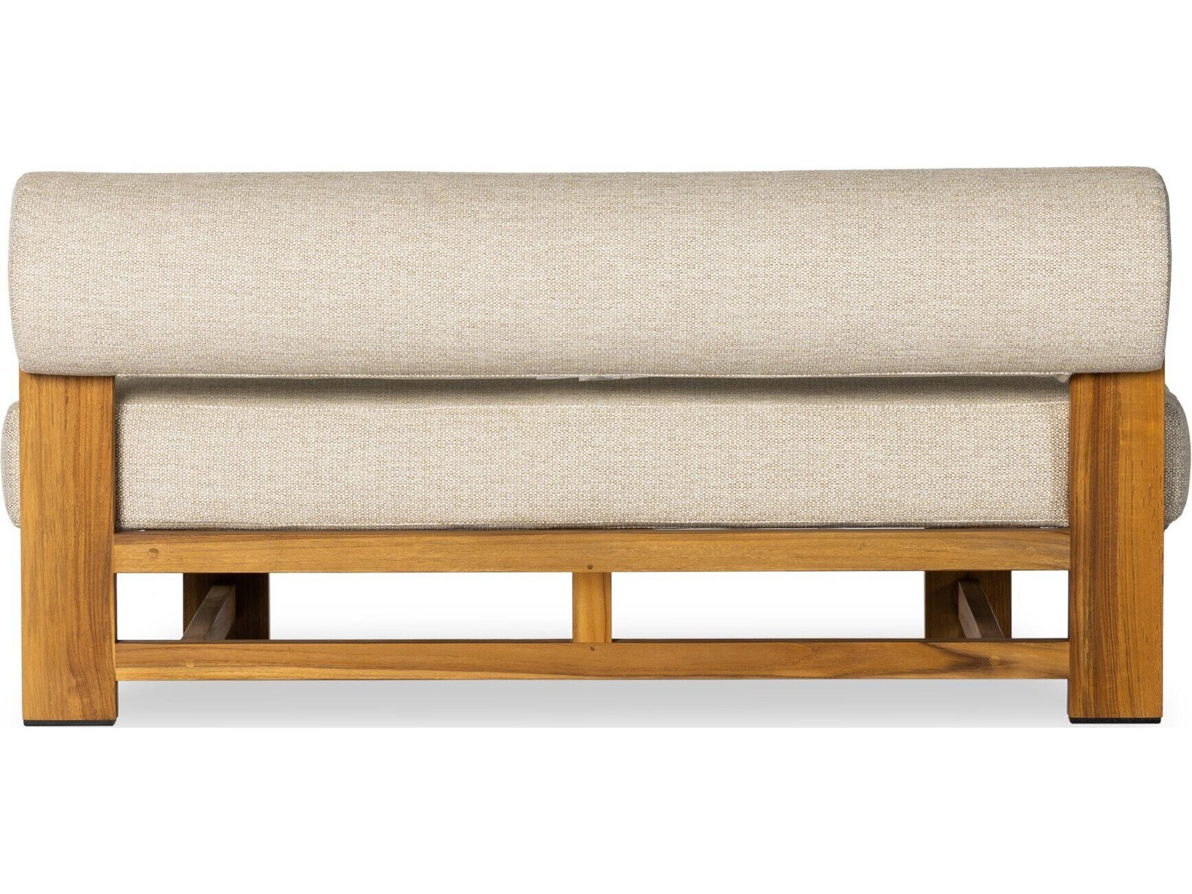 Luxecor Globetrotter Outdoor Faye Sand / Natural Teak Loveseat