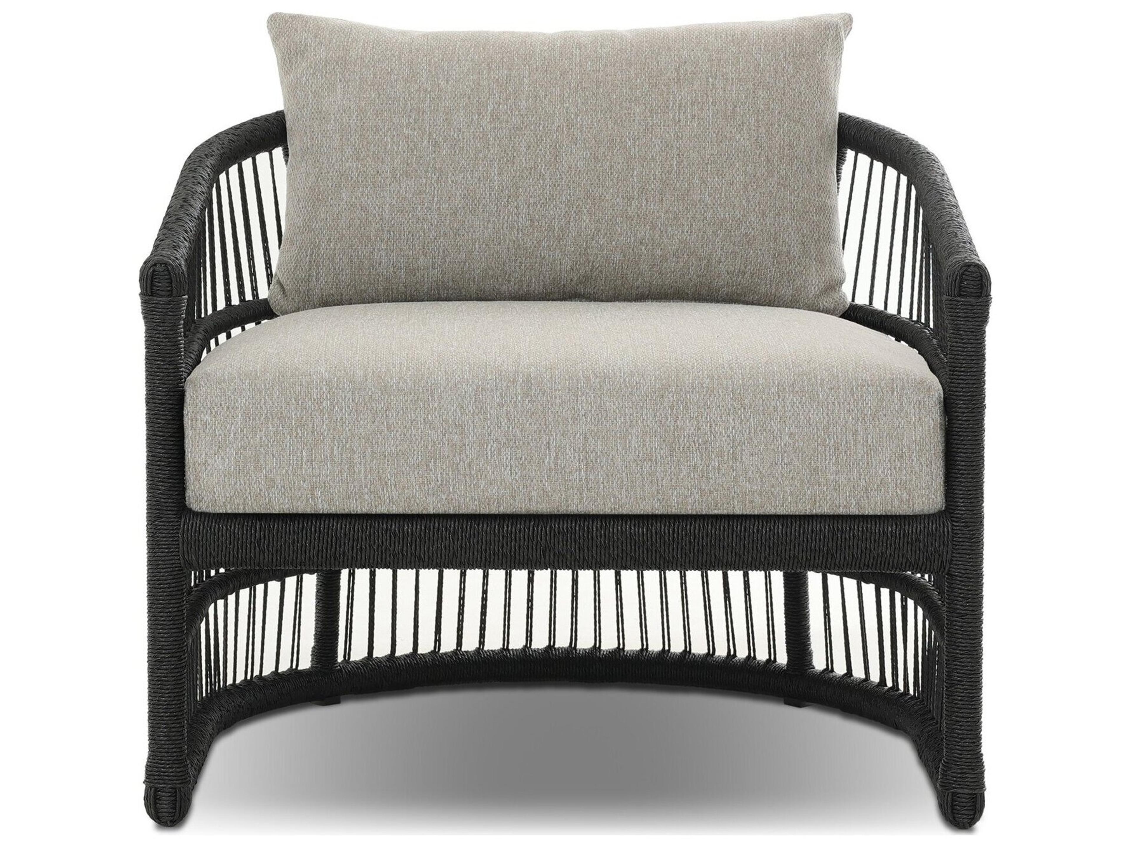 Four Hands Outdoor Solano Concha Fog Wicker Cushion Lounge Chair