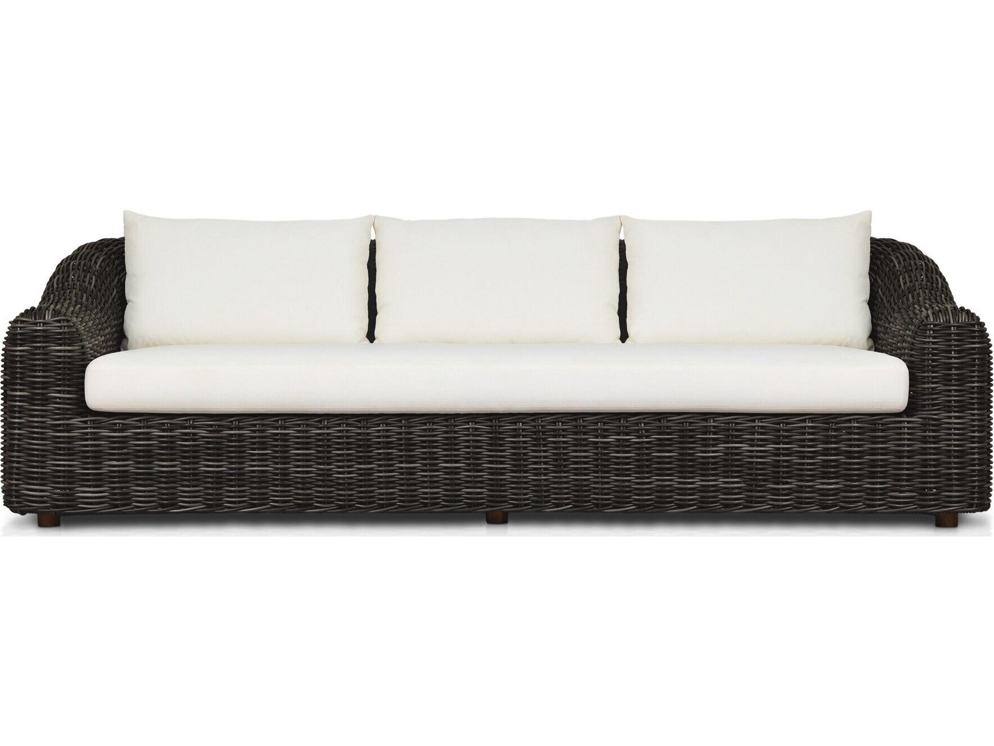 Four Hands Outdoor Pembrook Wicker Cushion Sofa