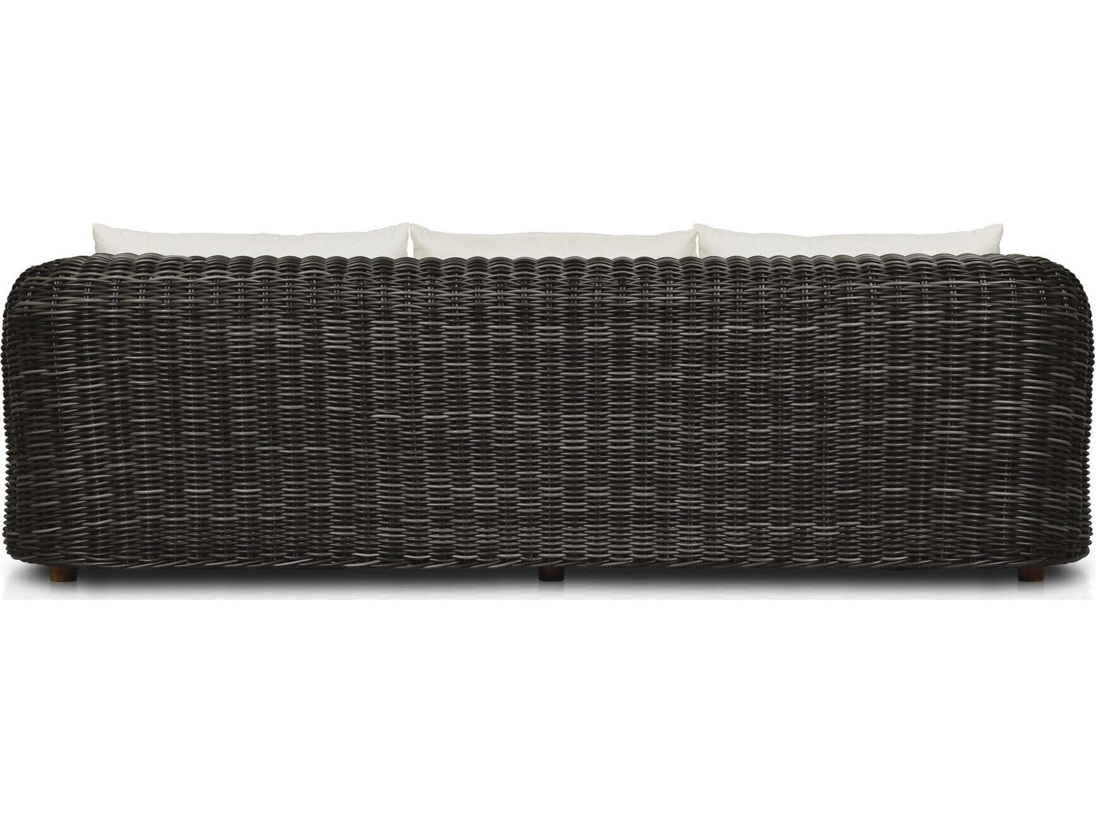 Four Hands Outdoor Pembrook Wicker Cushion Sofa