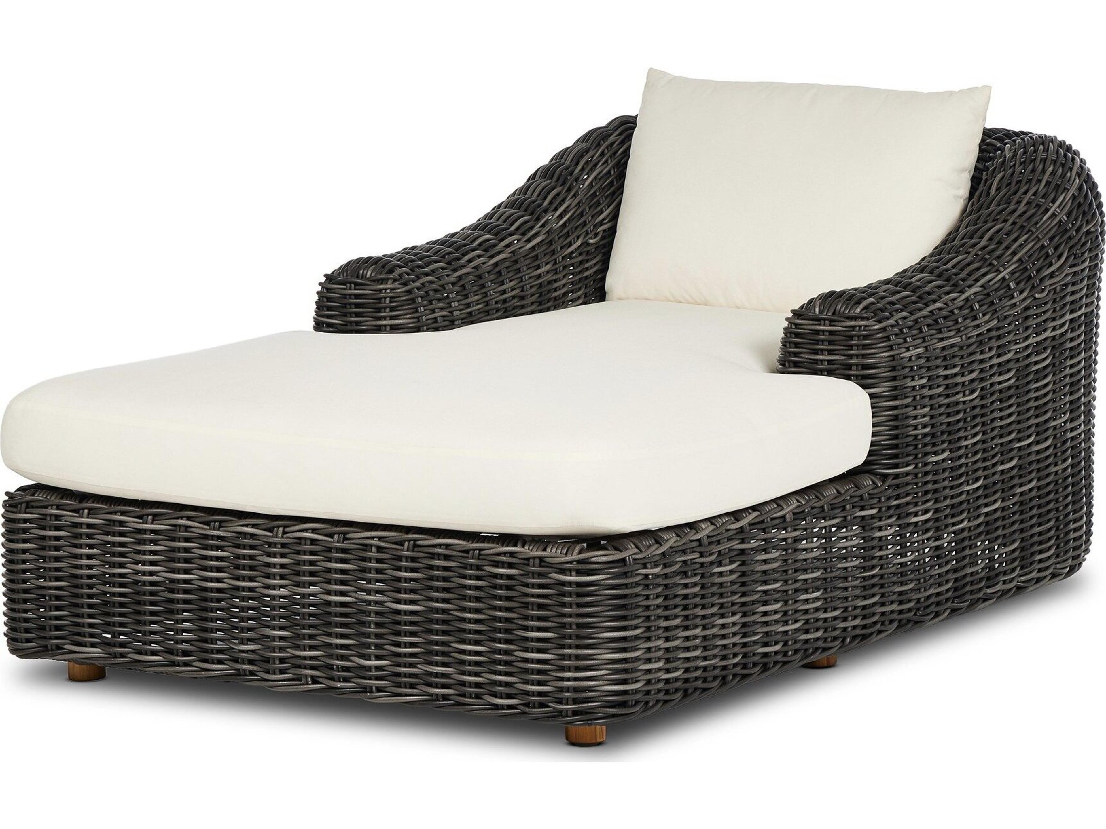 Pembrook Wicker Cushion Chaise Lounge