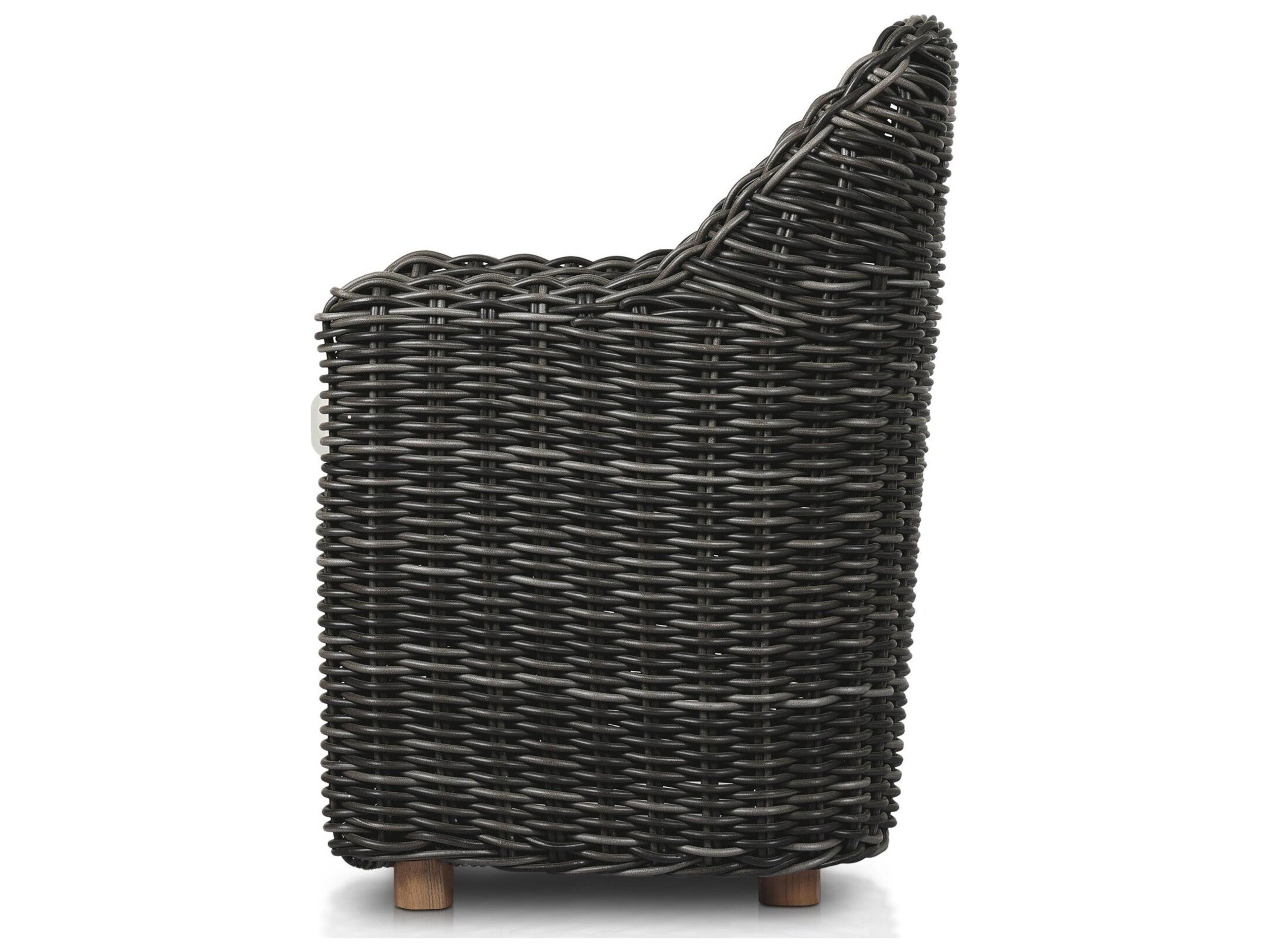 Four Hands Outdoor Pembrook Wicker Cushion Dining Chair