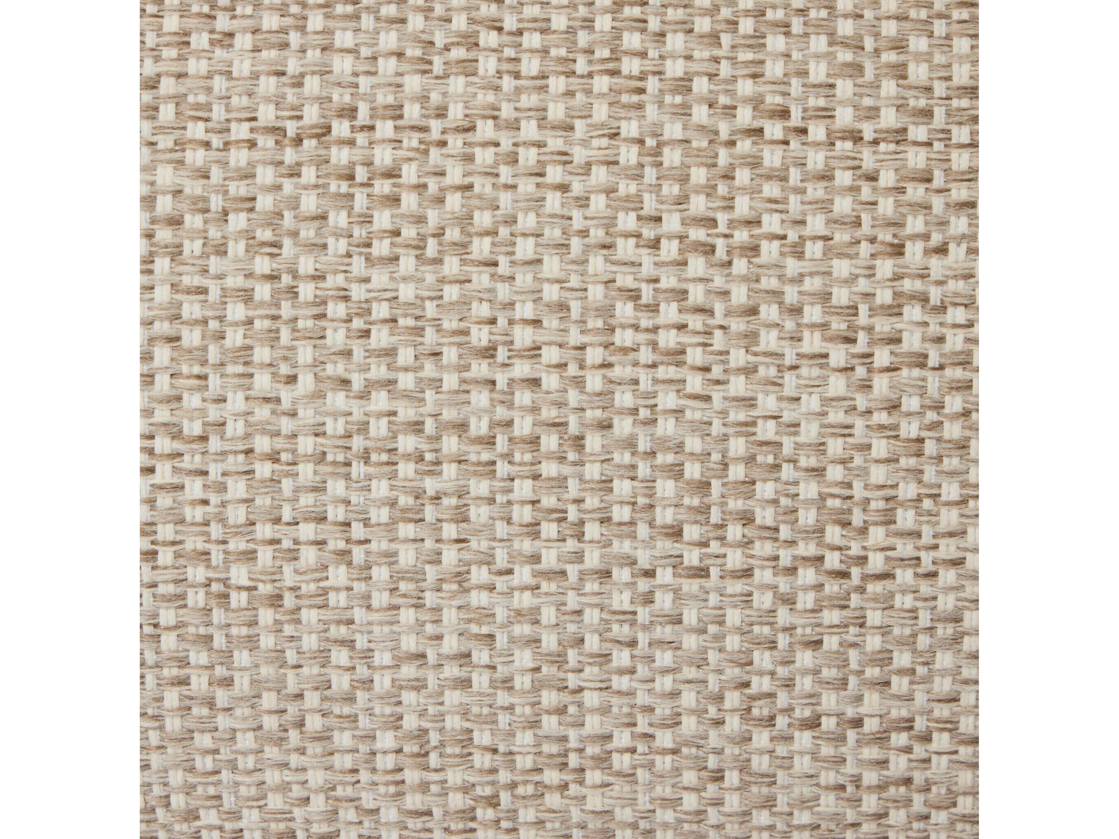 Four Hands Outdoor Solano Natural Teak Left Facing Chaise Lounge with Faye Sand Cushion