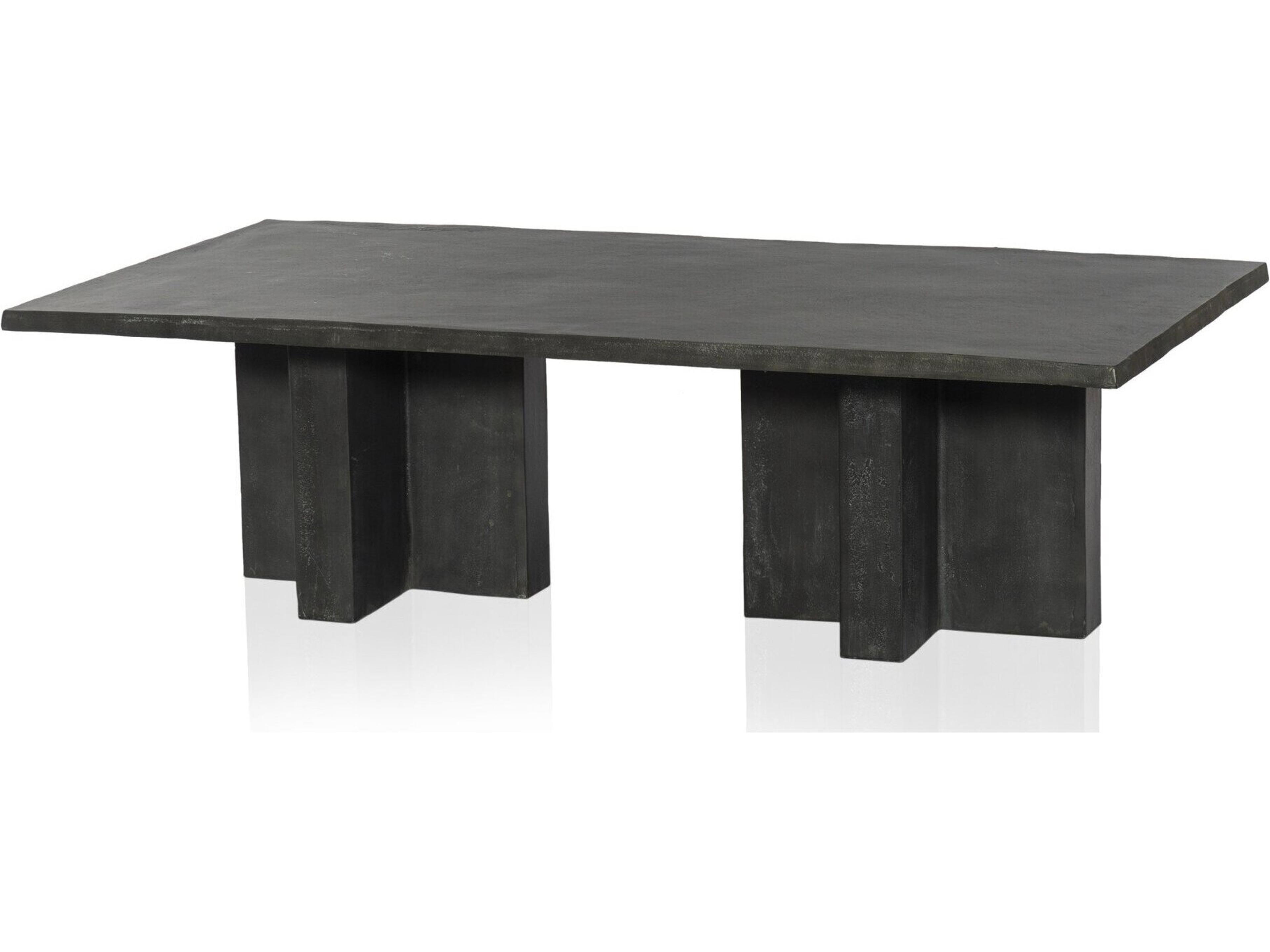 Globetrotter Outdoor Aged Grey Rectangular Coffee Table