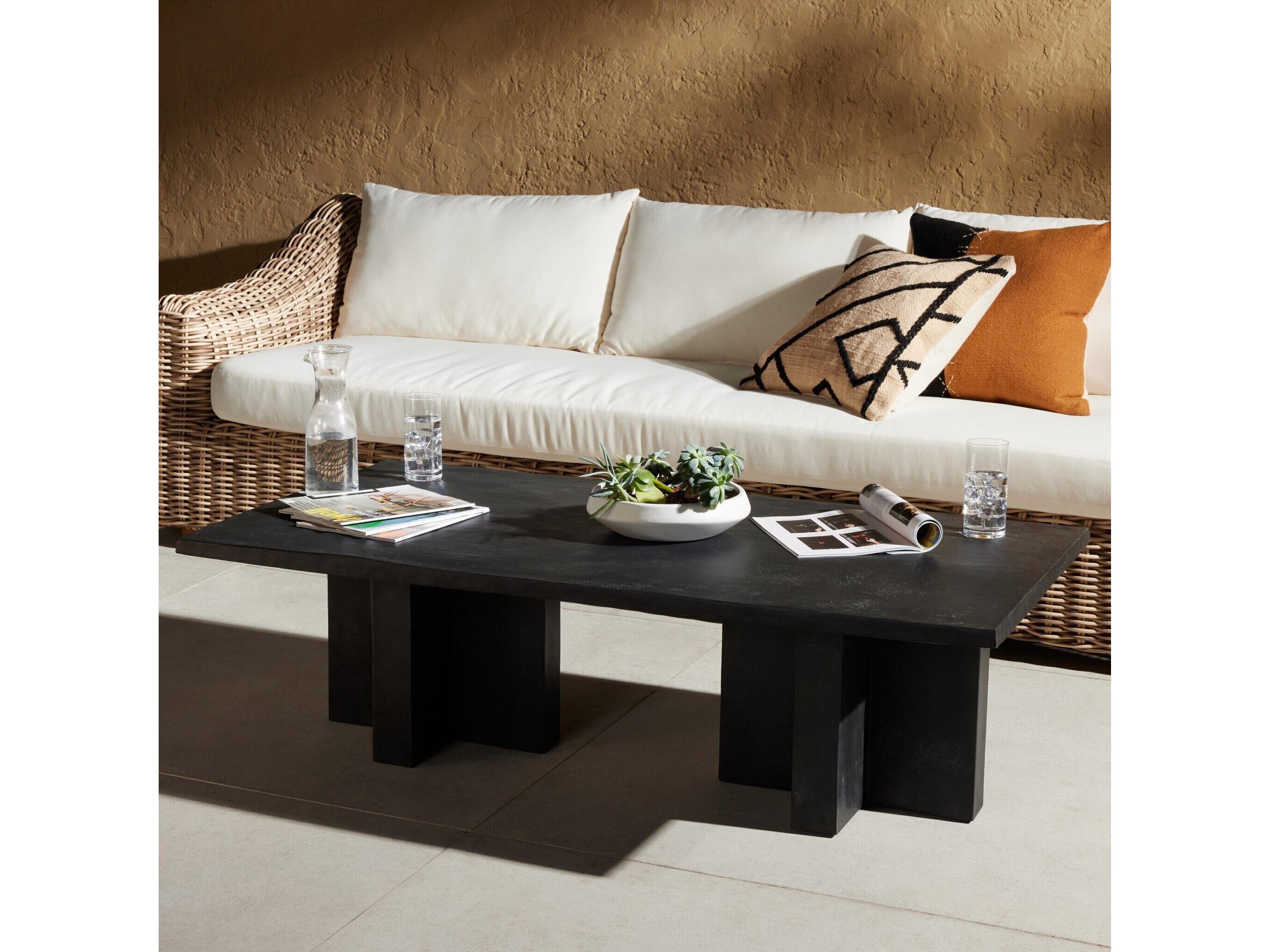Luxecor Globetrotter Outdoor Aged Grey Rectangular Coffee Table