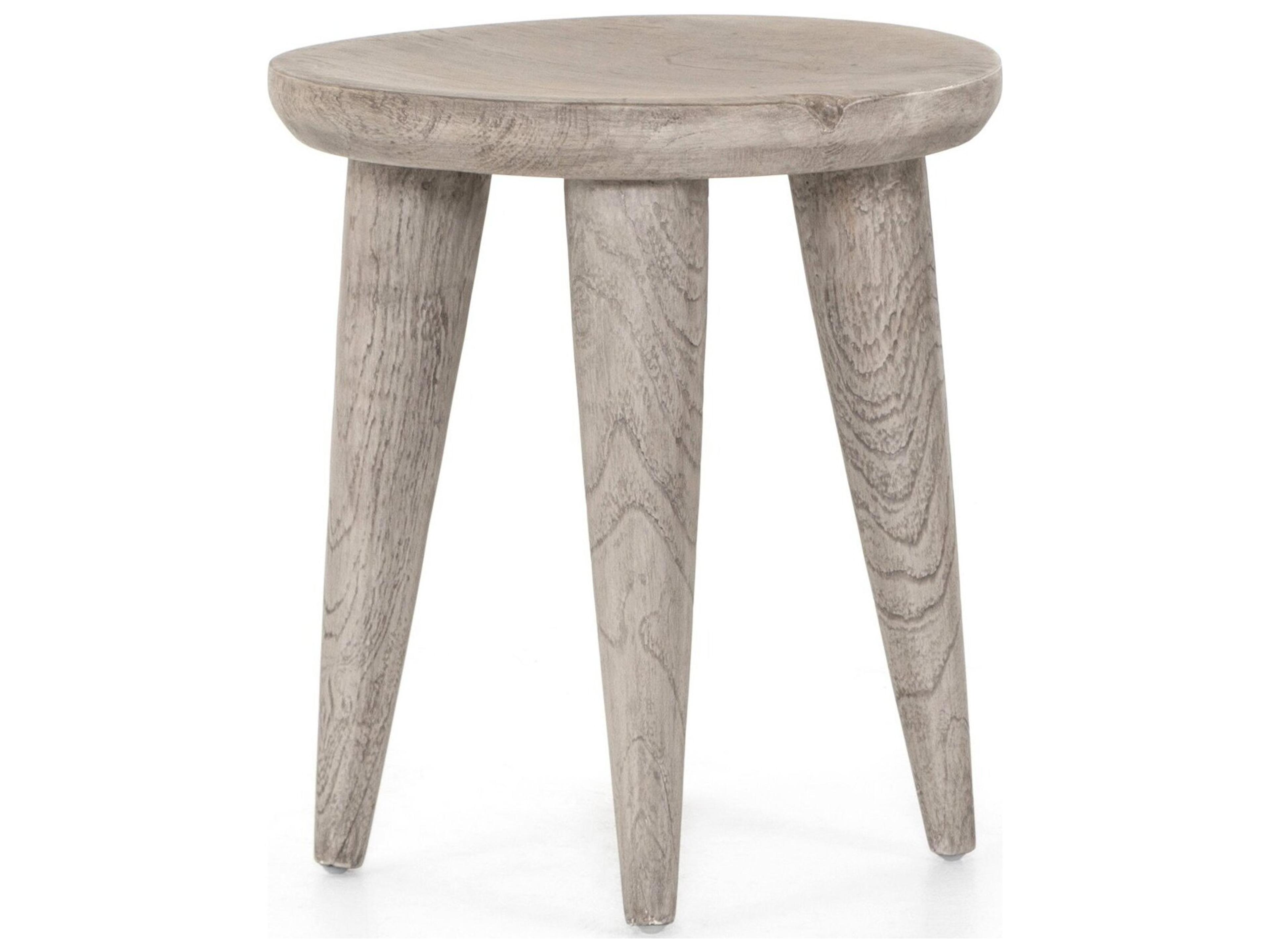Luxecor Globetrotter Outdoor Teak Round End Table