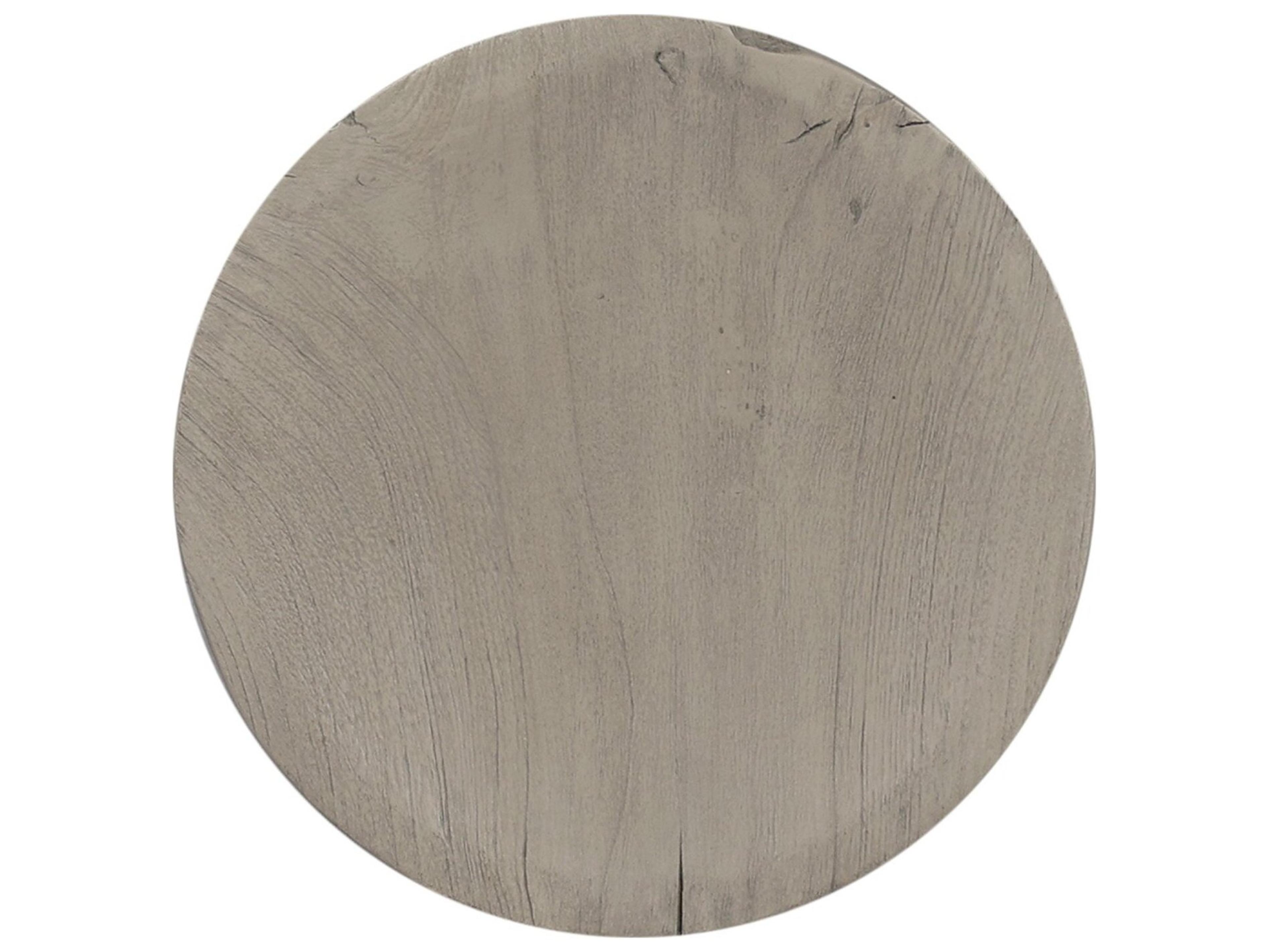 Luxecor Globetrotter Outdoor Teak Round End Table