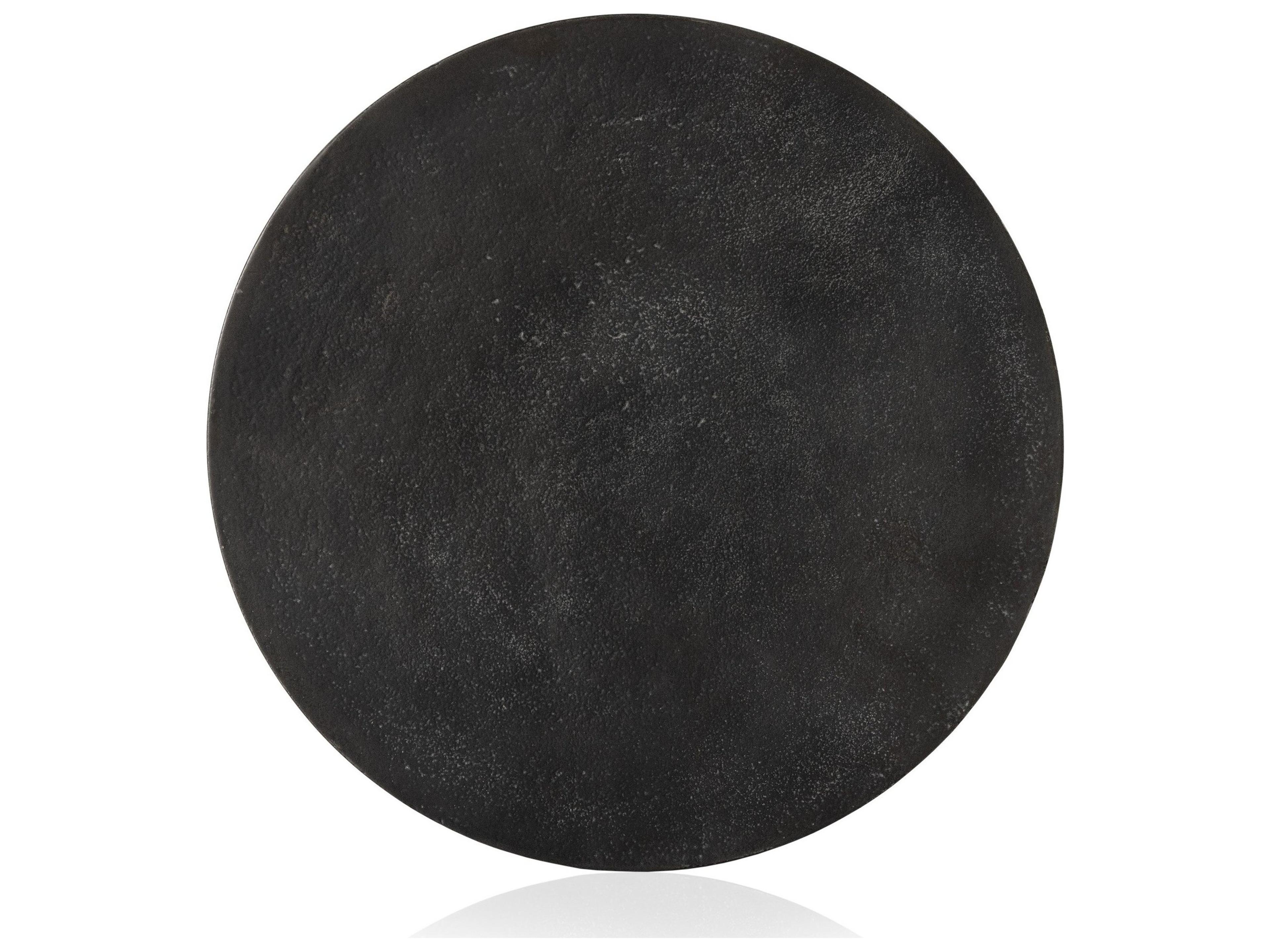 Luxecor Globetrotter Outdoor Javi Aged Grey Aluminum 15.57" Round End Table