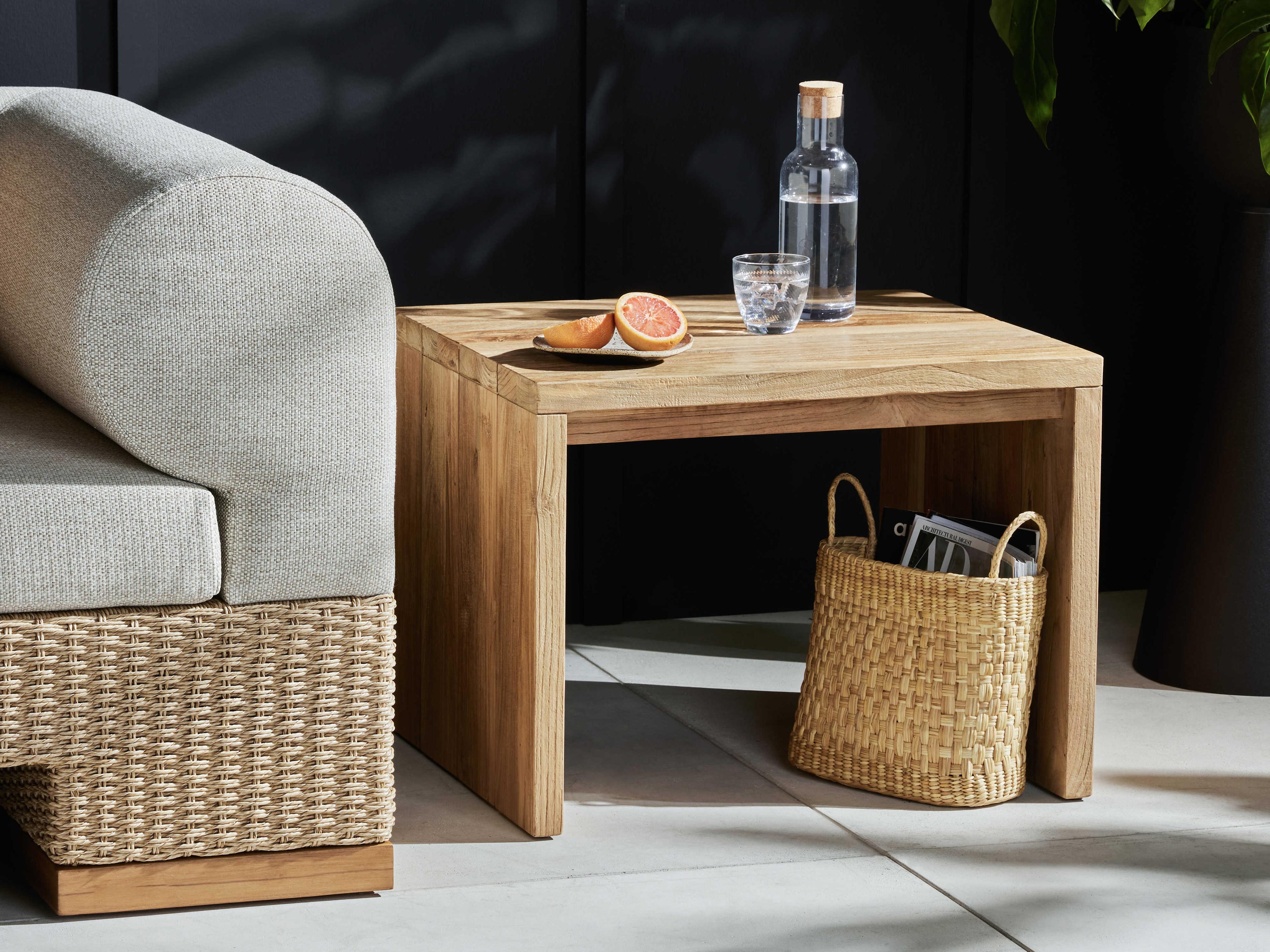 Luxecor Globetrotter Outdoor Gilroy Rectangular End Table