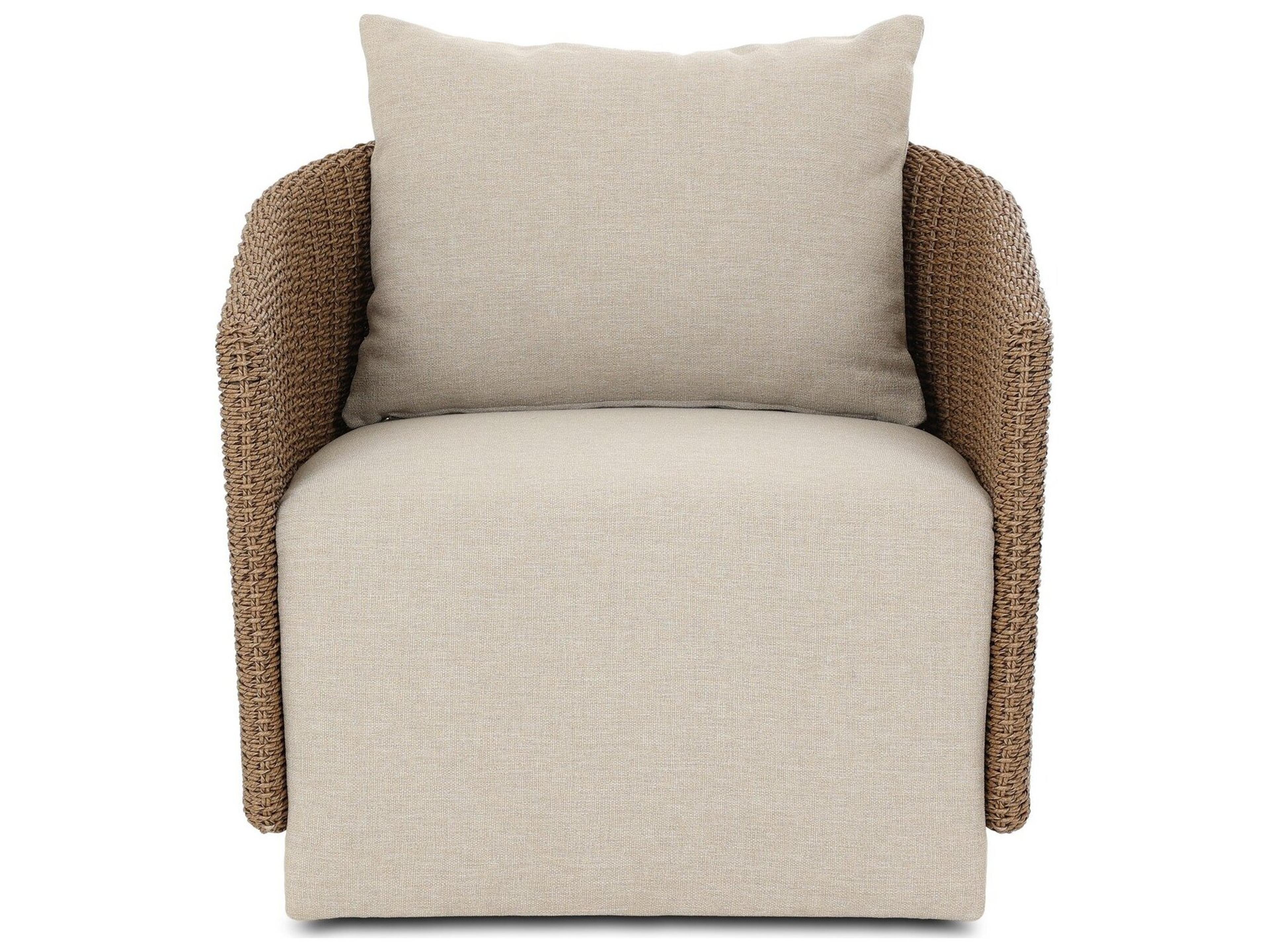 Four Hands Outdoor Solano Alessi Buff Cushion Lounge Chair