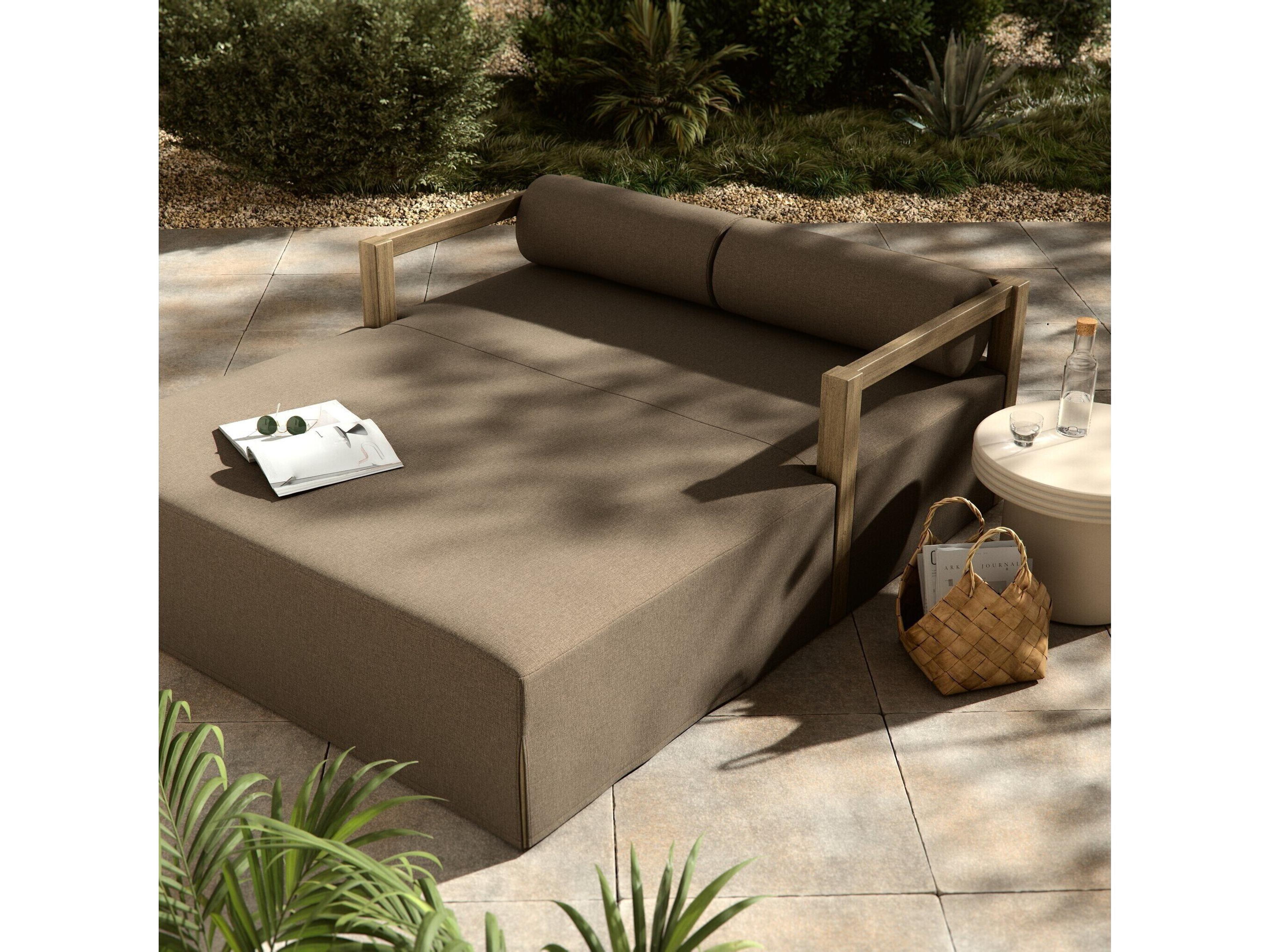 Four Hands Outdoor Constantine Otero Rectangular  Coffee Table - Matte Stone