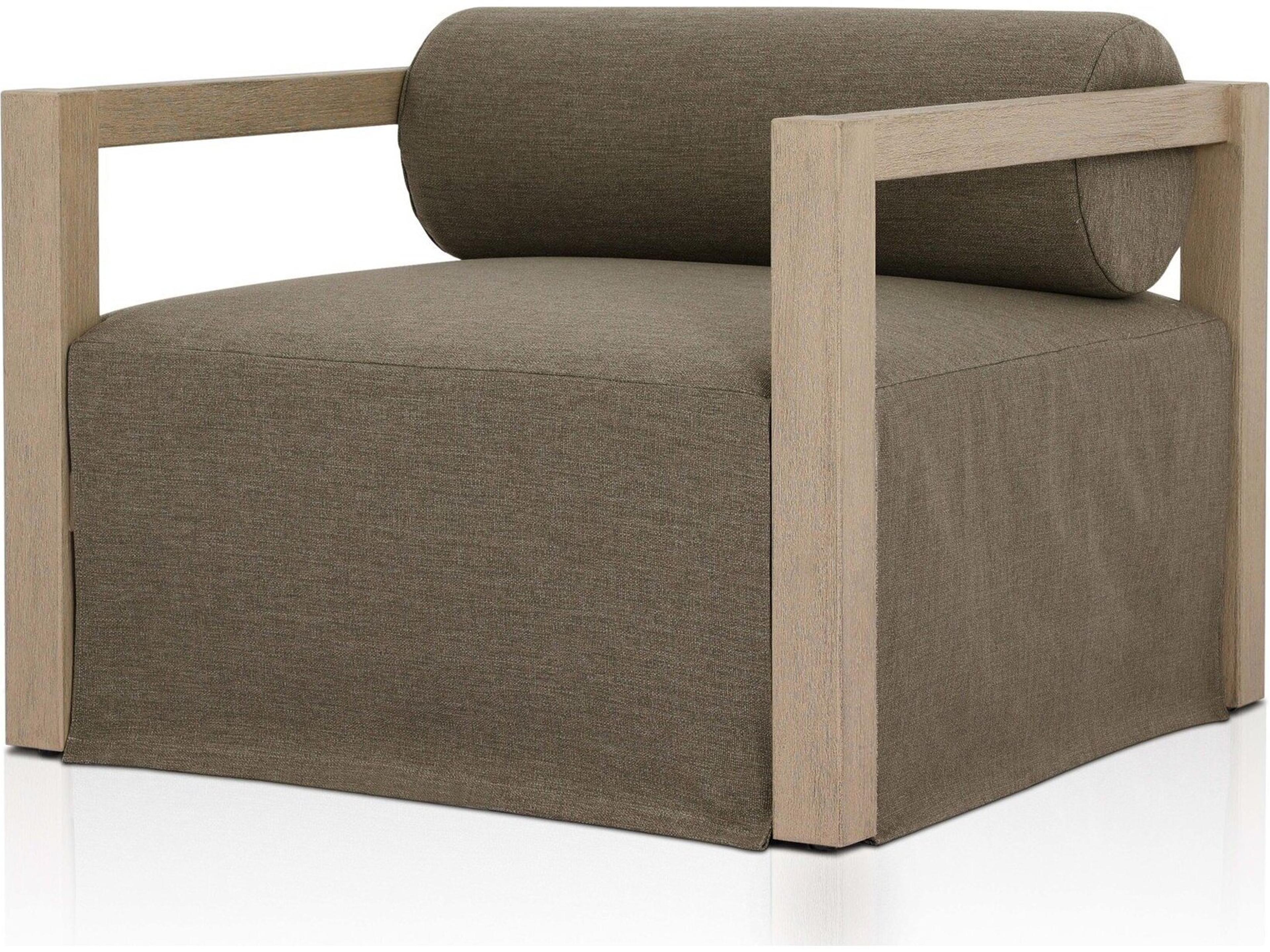 Four Hands Solano Brown Fabric Club Chair