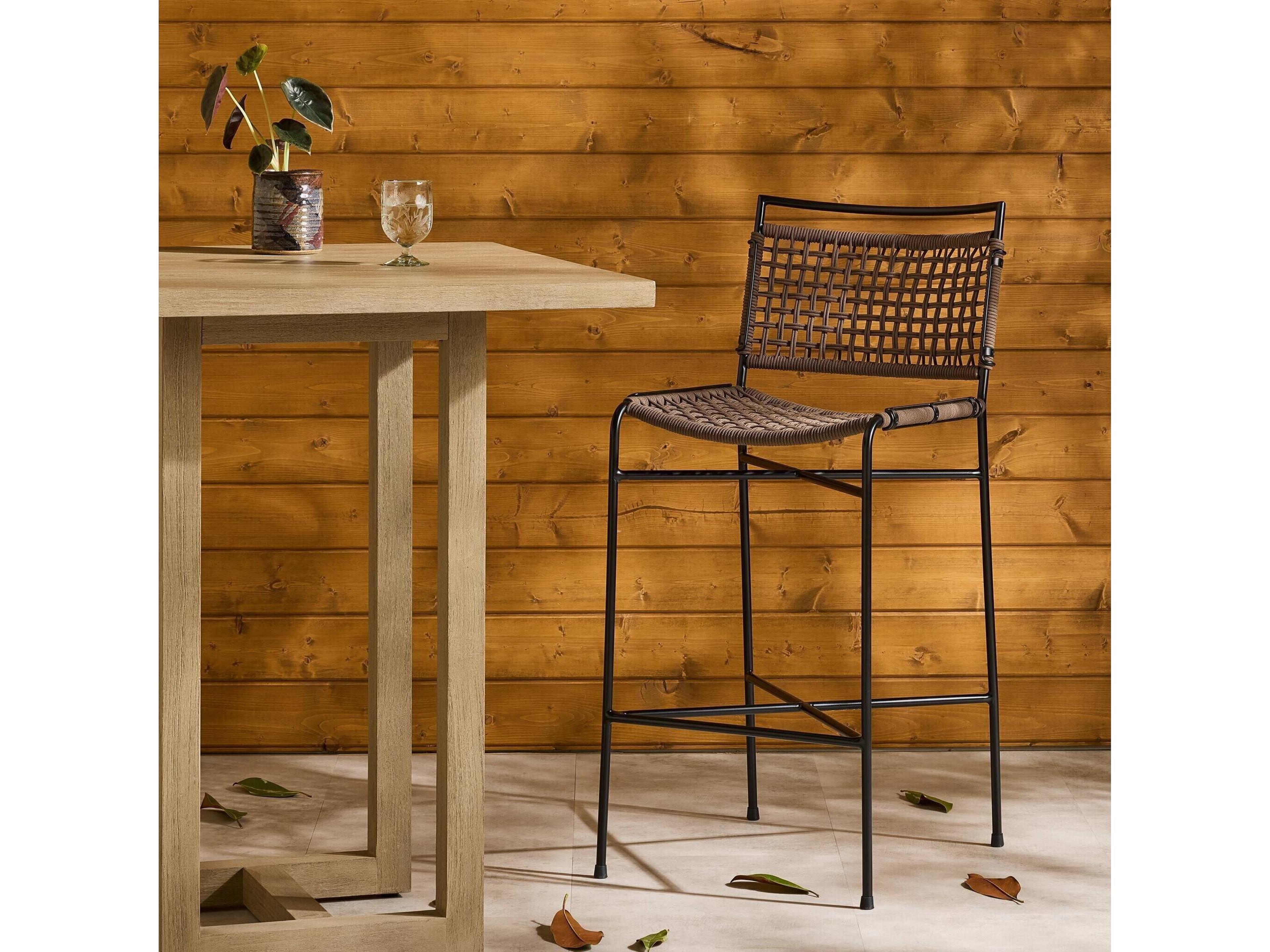 Four Hands Outdoor Solano Maven  Swivel Chair - Alessi Slate