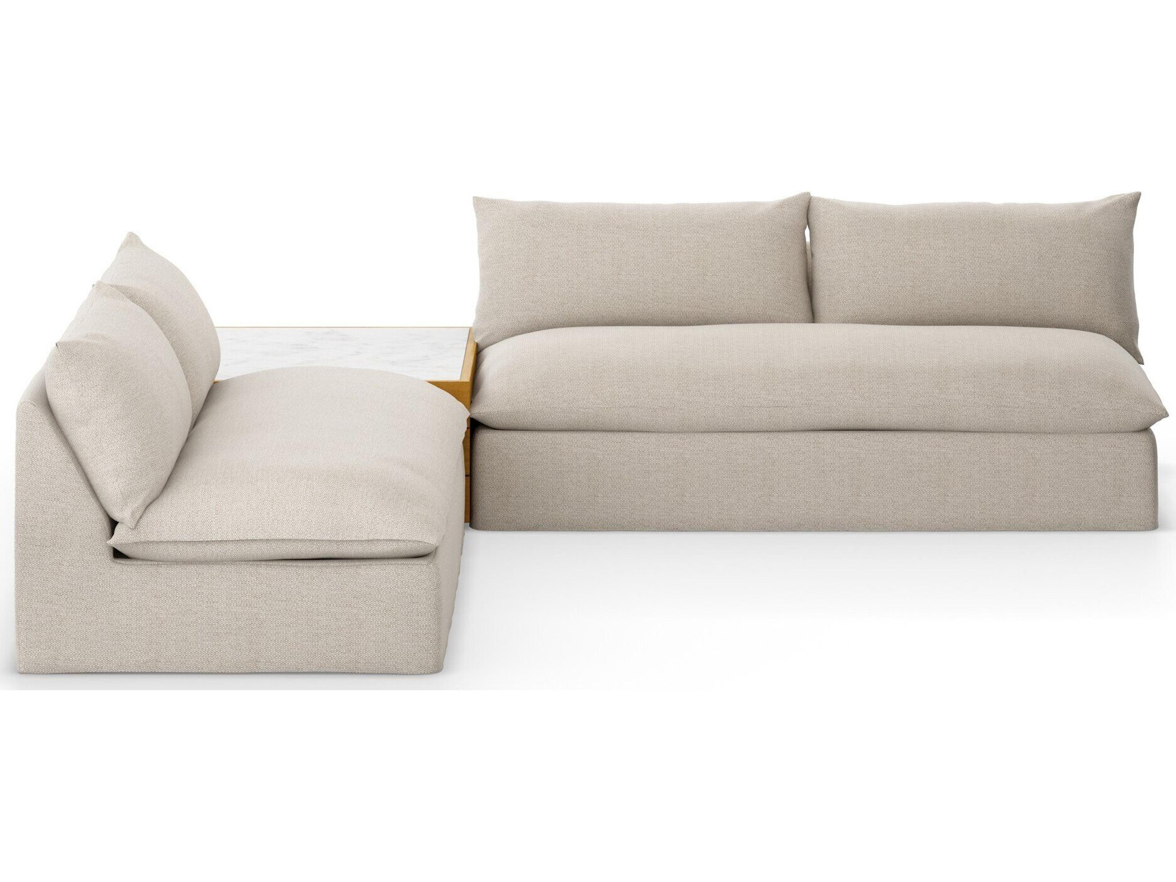 Four Hands Outdoor Solano Faye Sand Cushion Sofa