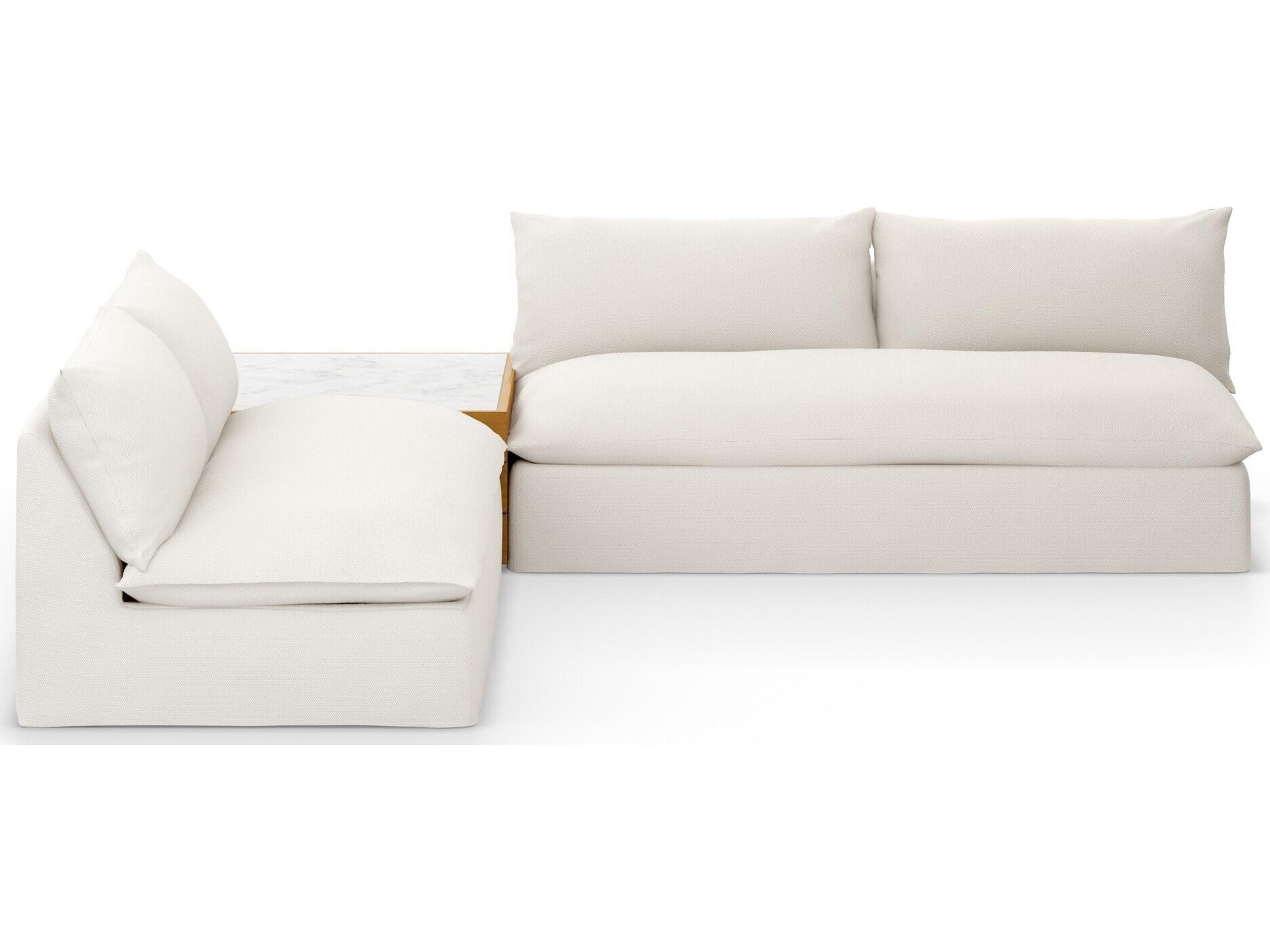 Four Hands Outdoor Solano Faye Cream Cushion Sofa