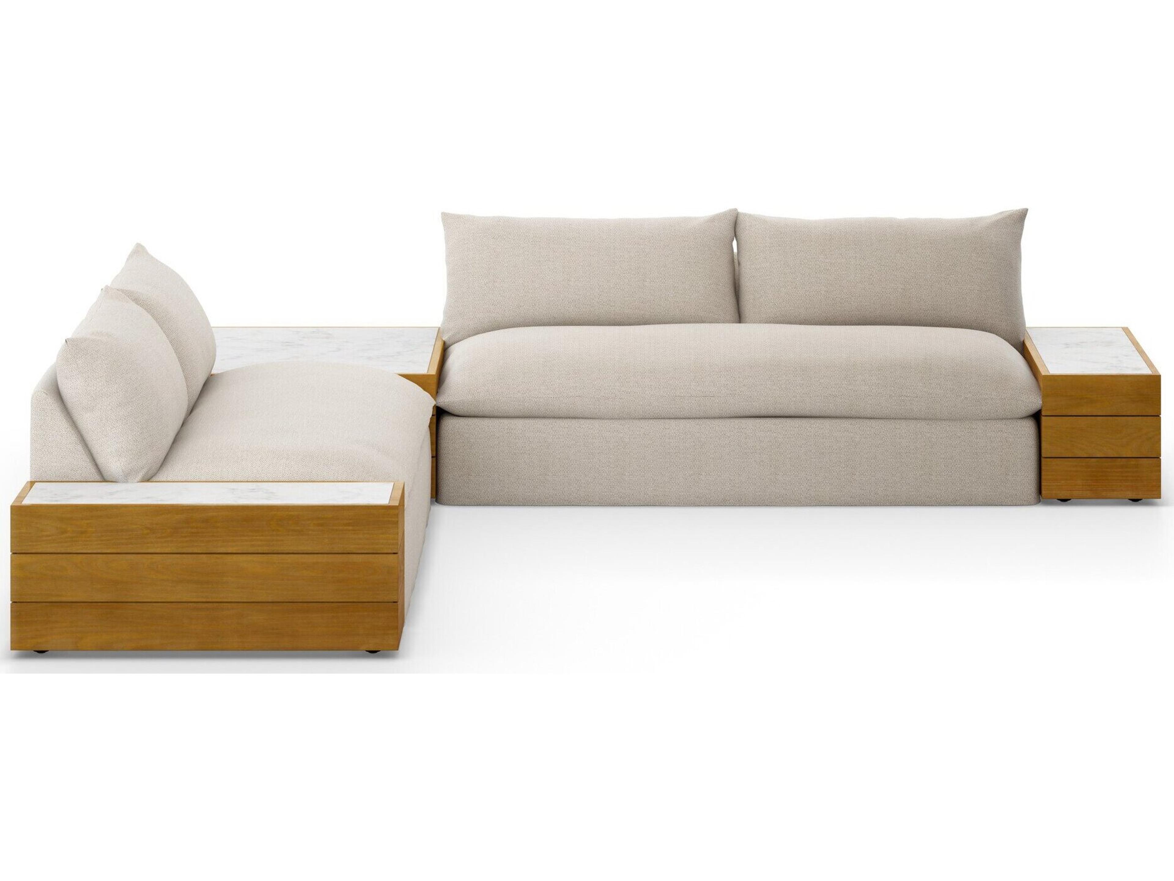 Four Hands Outdoor Solano Faye Sand Cushion Sofa