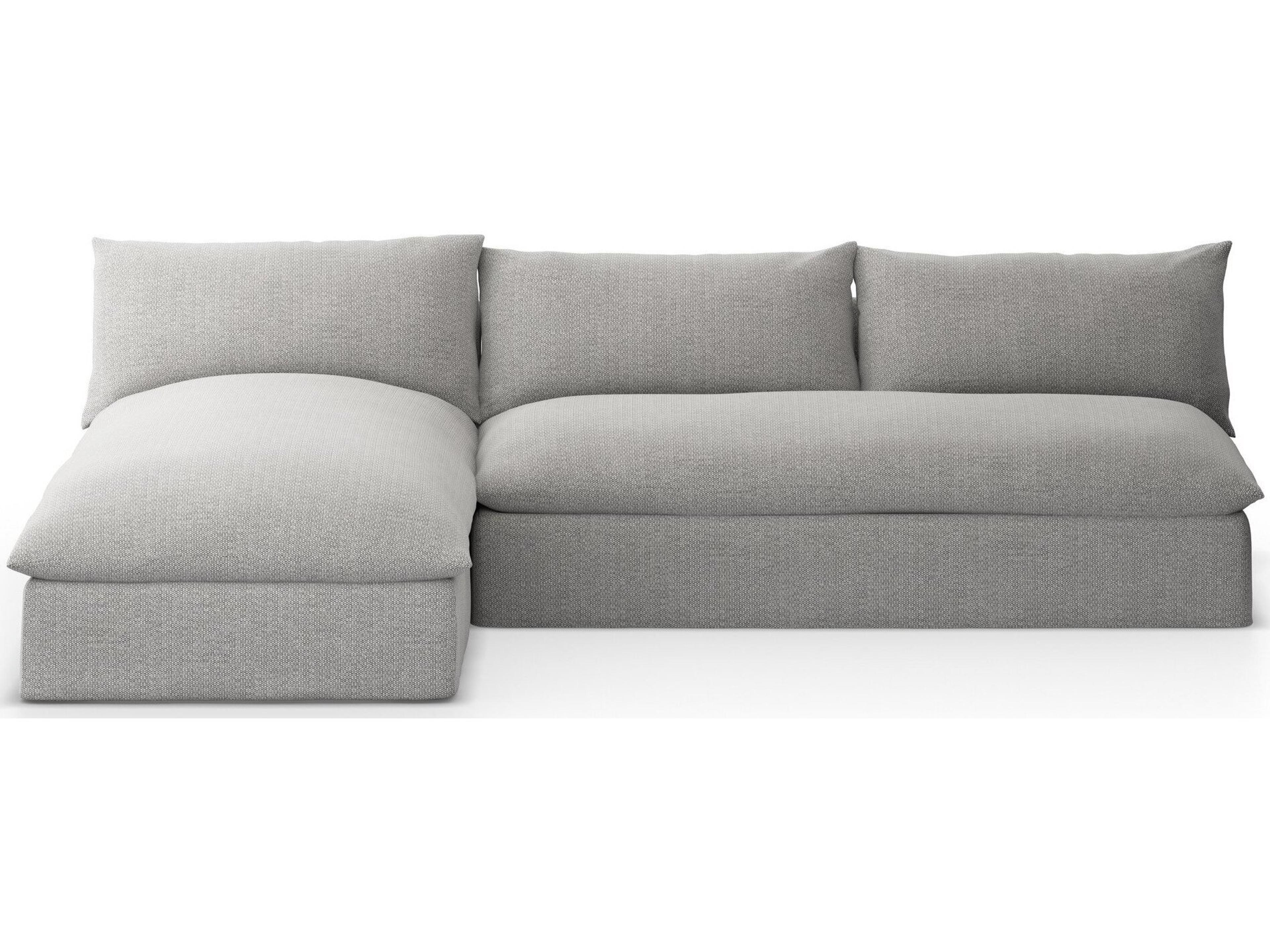 Four Hands Outdoor Solano Faye Ash Cushion Sofa