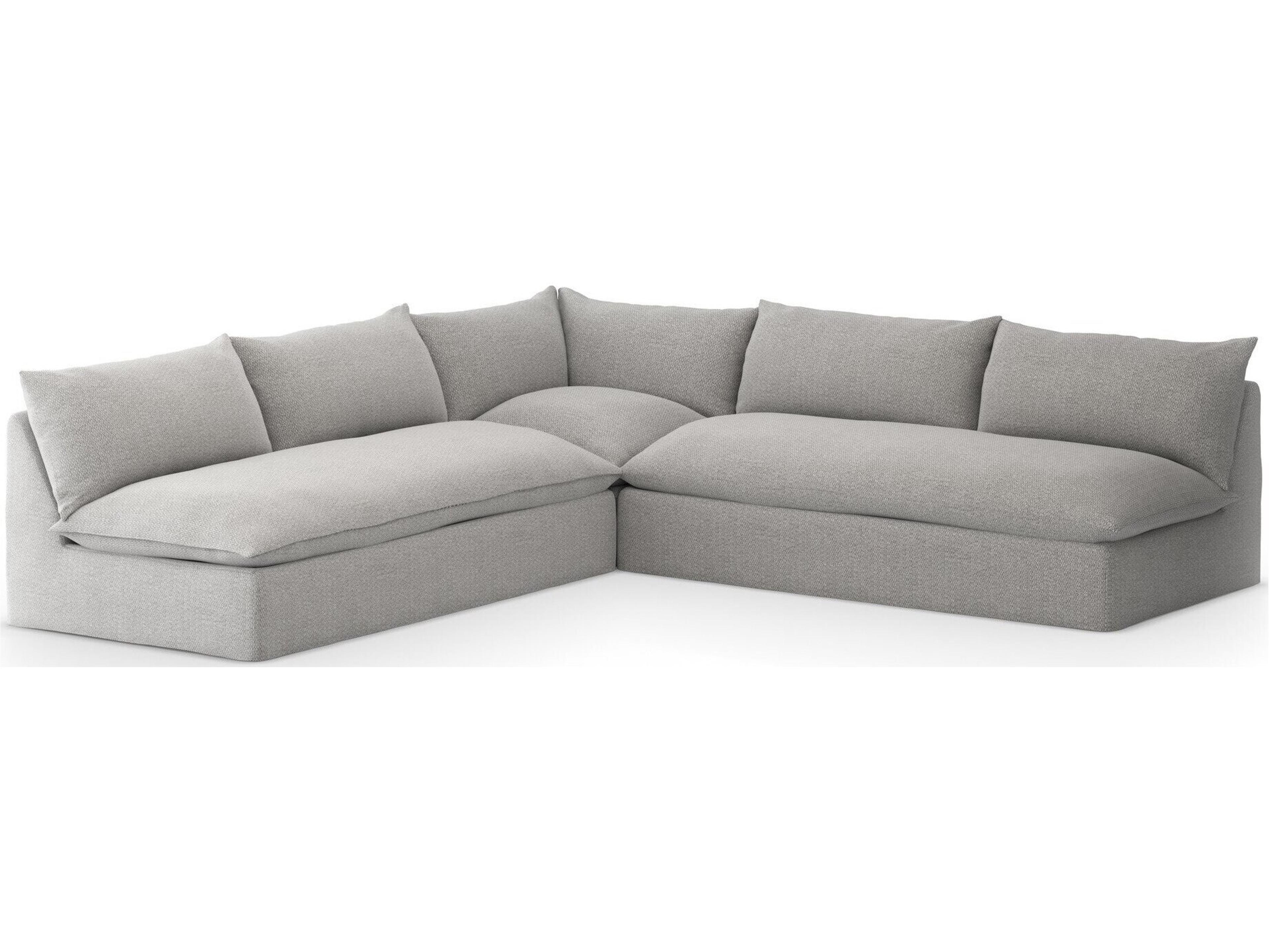 Solano Faye Ash Cushion Sofa