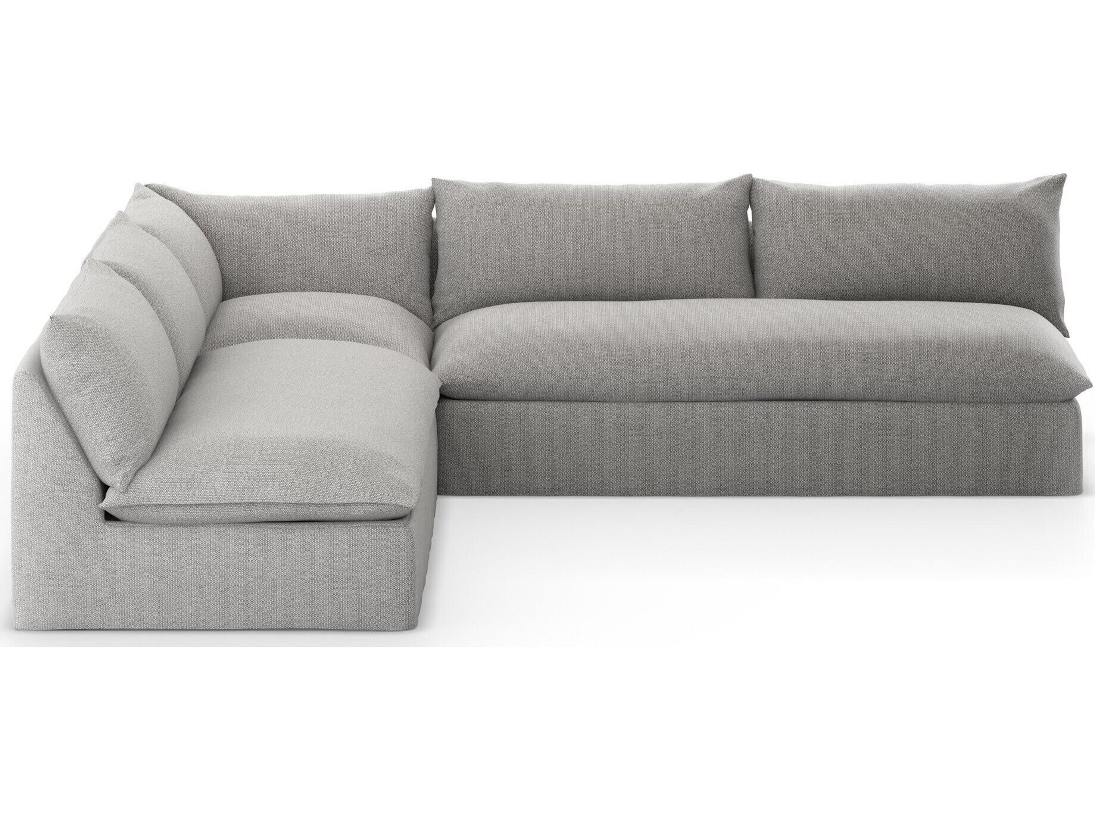 Four Hands Outdoor Solano Faye Ash Cushion Sofa