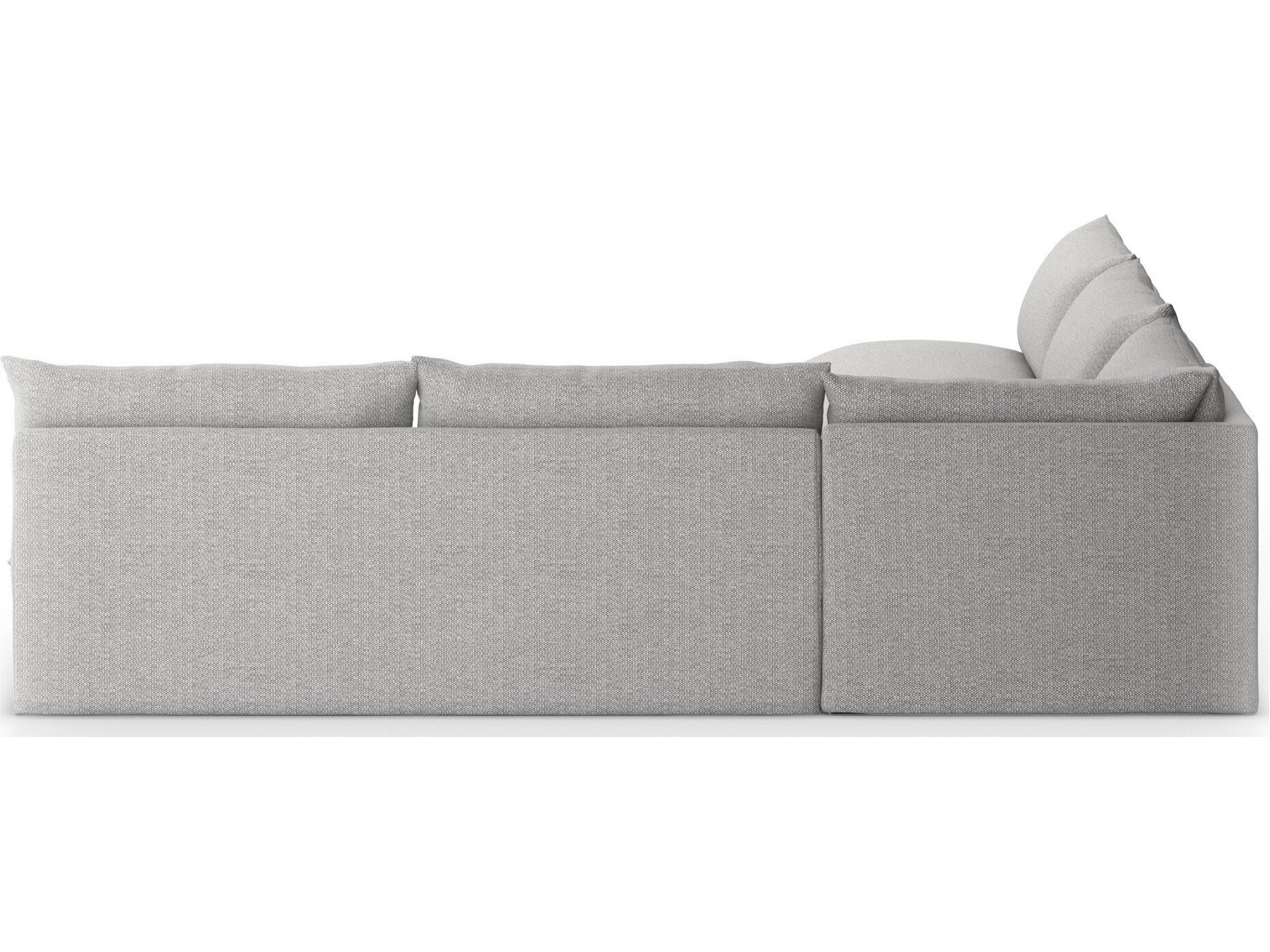 Four Hands Outdoor Solano Faye Ash Cushion Sofa