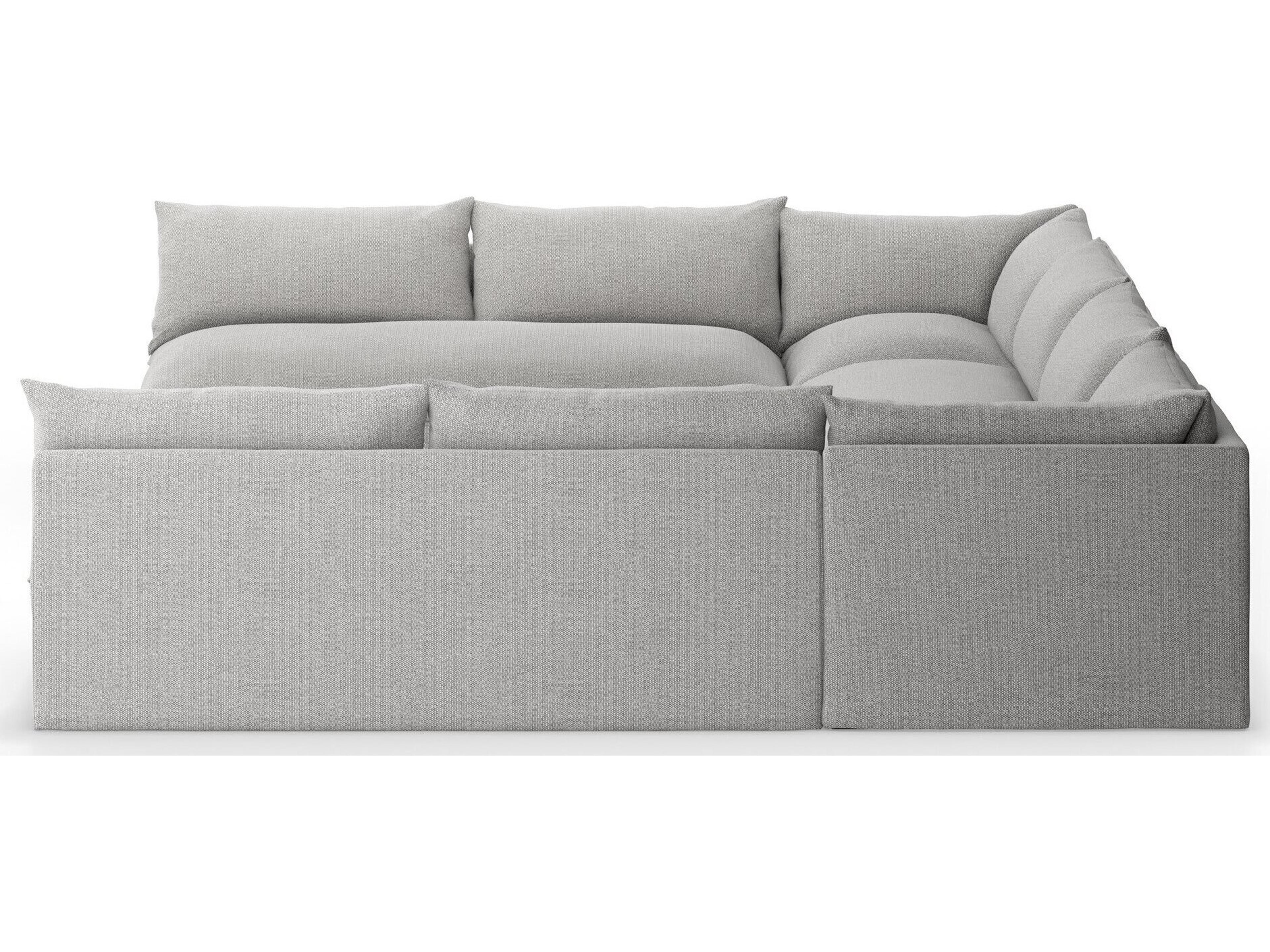 Four Hands Outdoor Solano Faye Ash Cushion Sofa